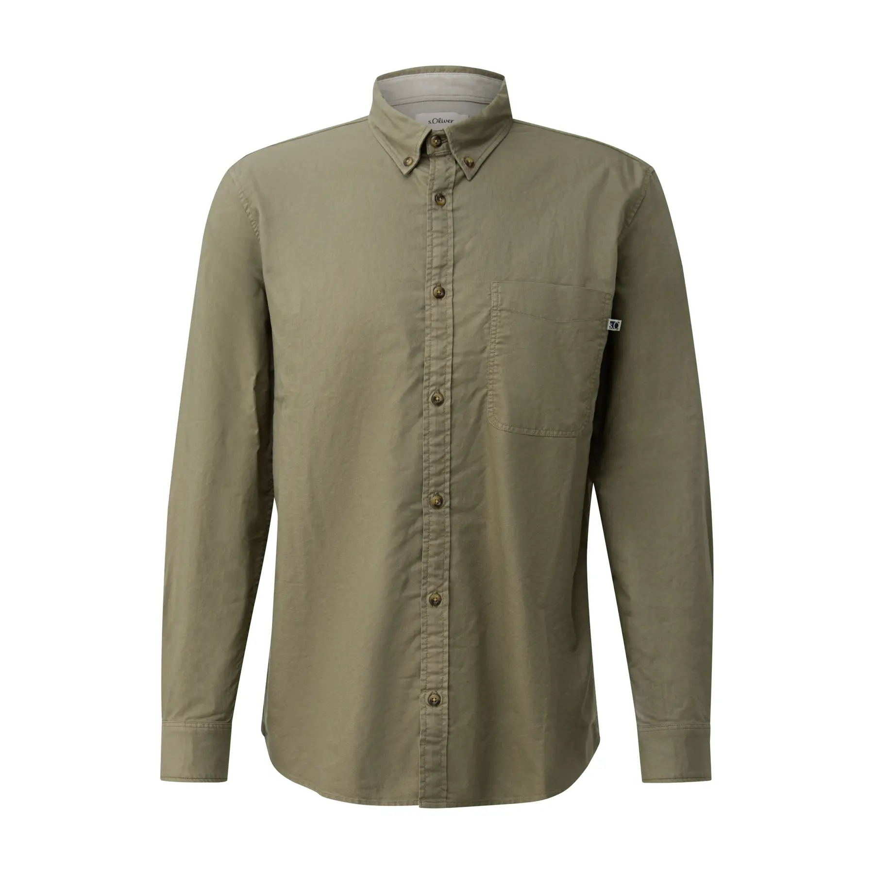 Camicia leggera a maniche lunghe con colletto a bottoni s.Oliver
