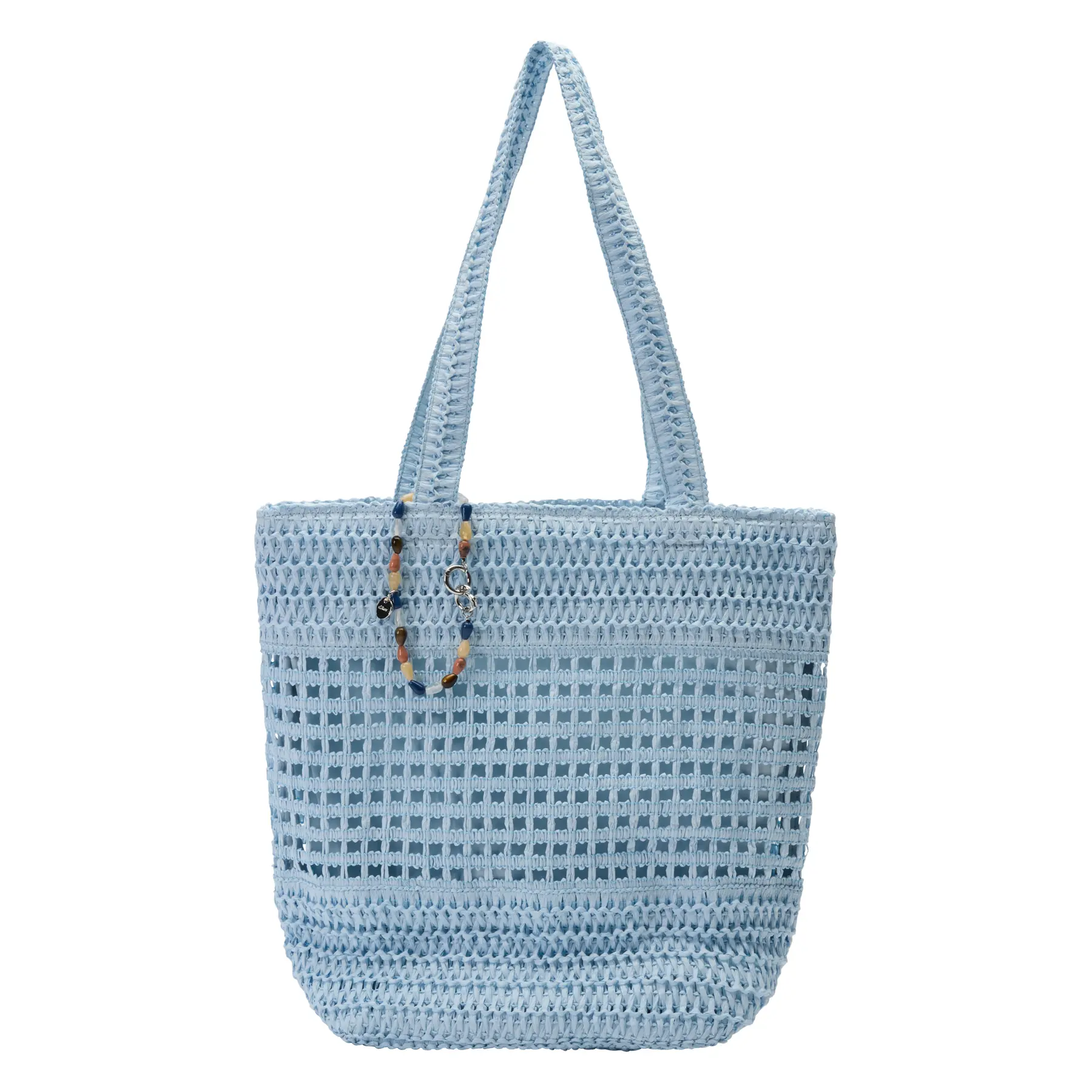 Sisal-Tasche mit Reißverschluss und Schmuckdetail für Damen s.Oliver