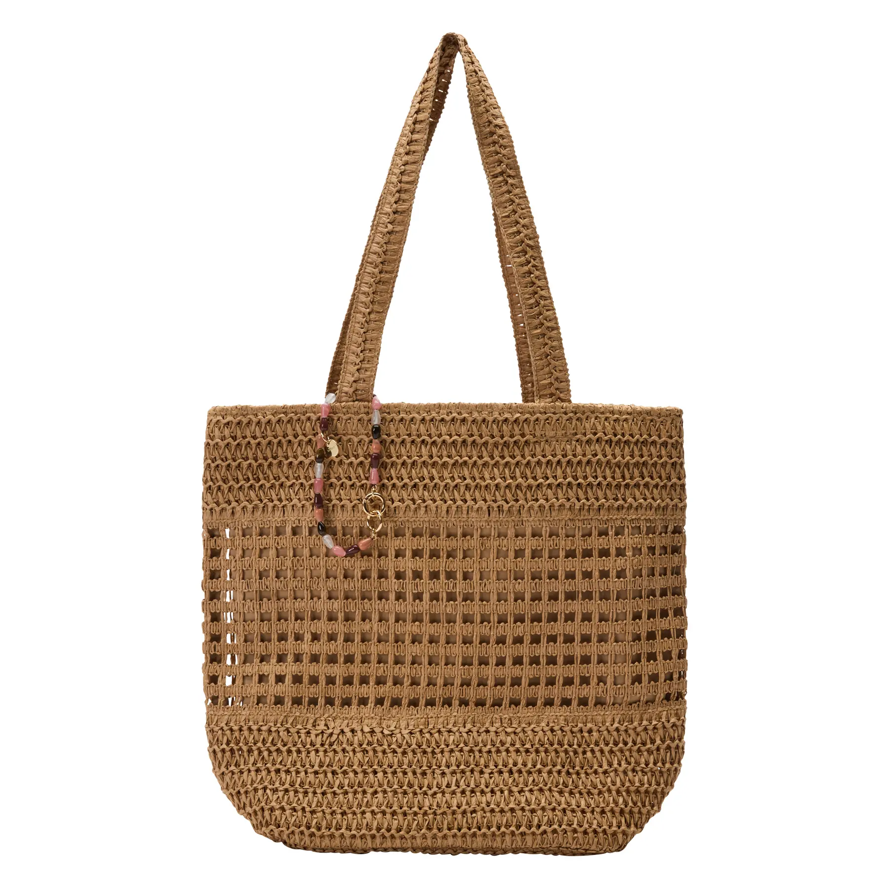 Sisal-Tasche mit Reißverschluss und Schmuckdetail für Damen s.Oliver