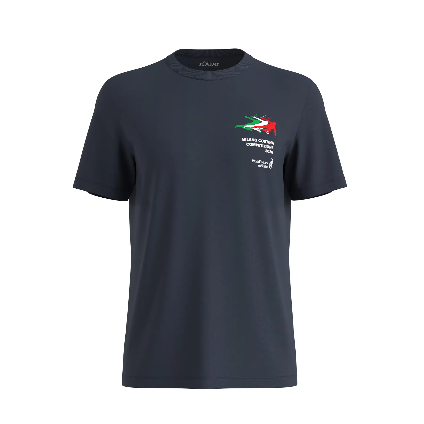 T-Shirt aus dickem Jersey mit Artwork s.Oliver