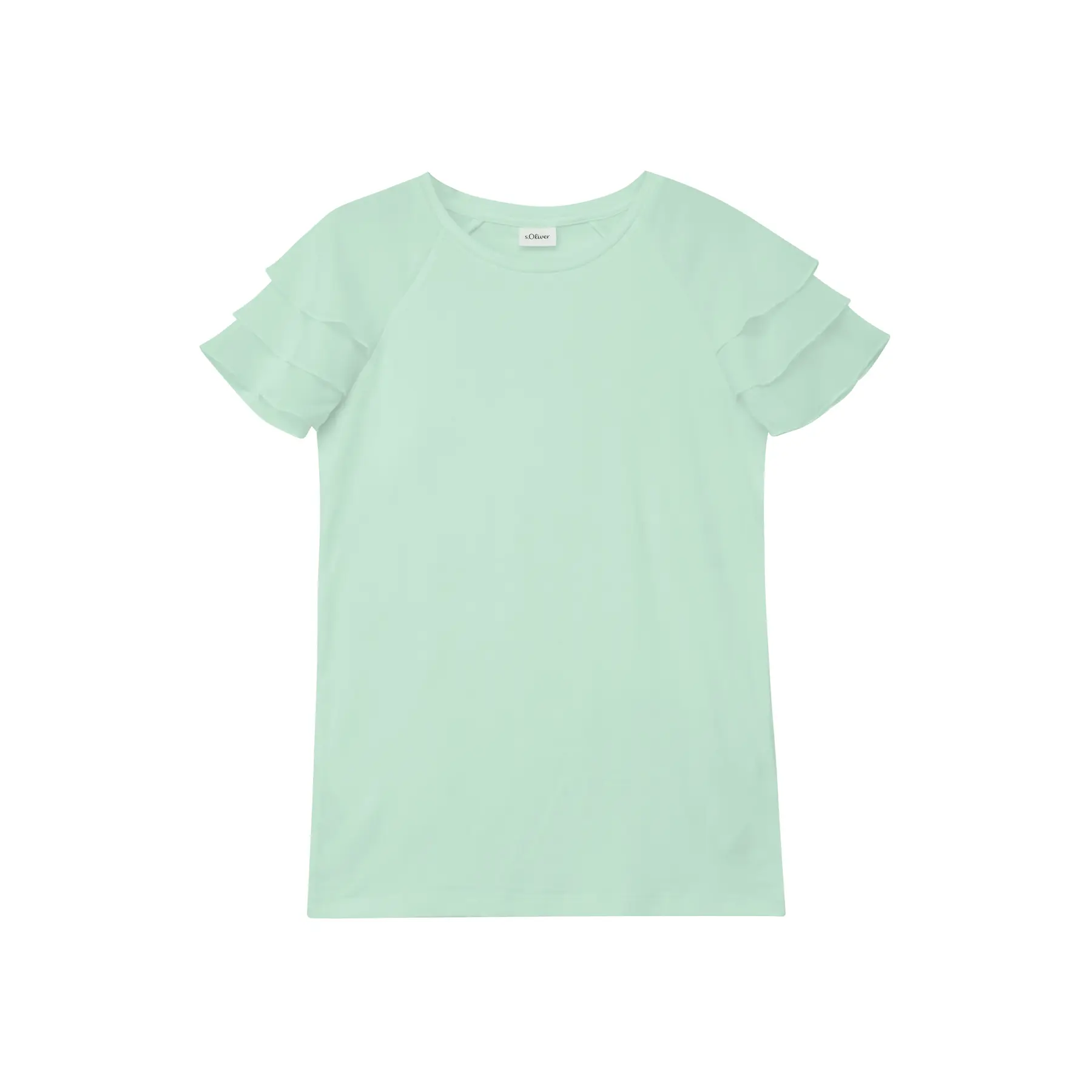 T-Shirt mit Rüschensäumen und Raglanärmeln Mädchen s.Oliver