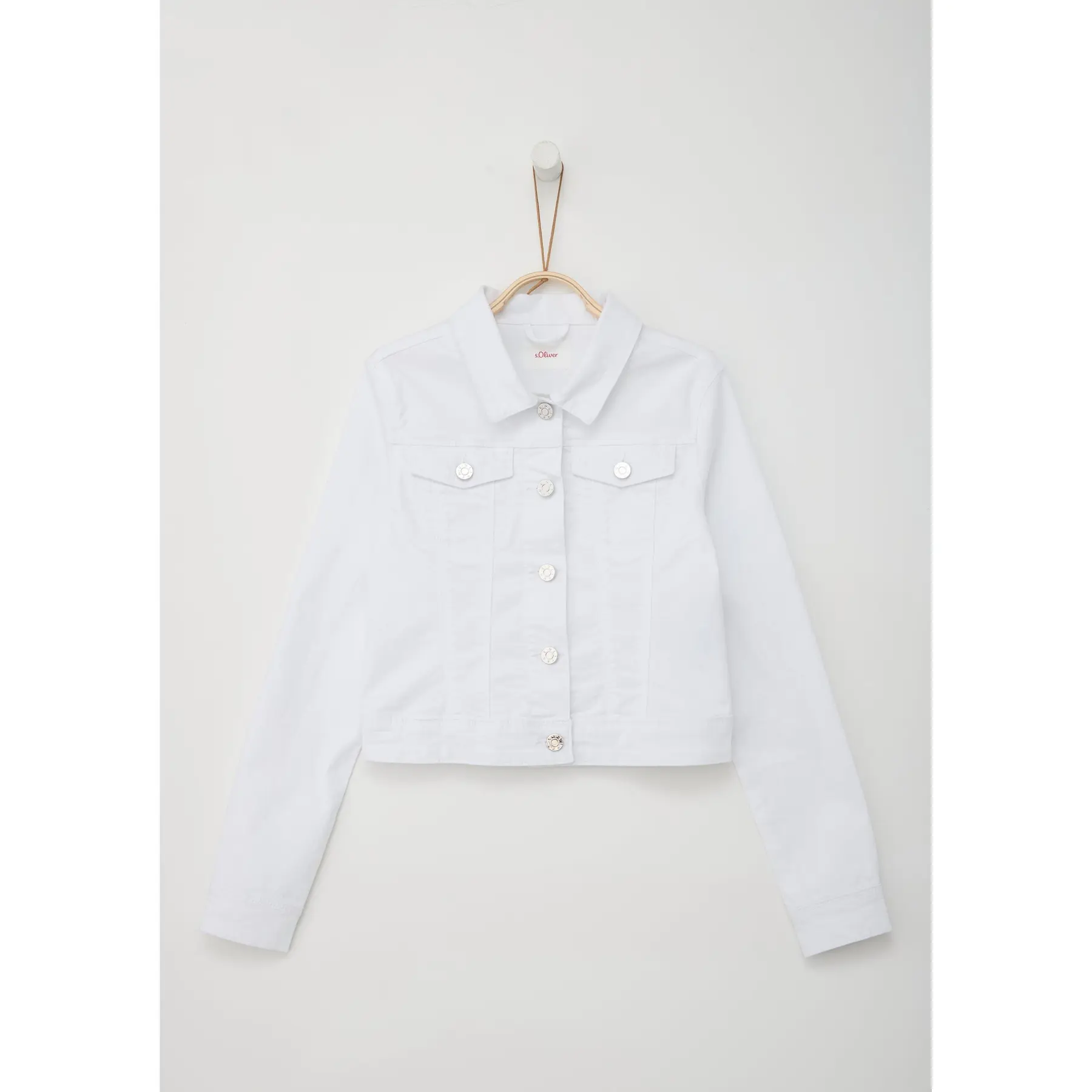 Veste look denim en twill élastique fille s.Oliver