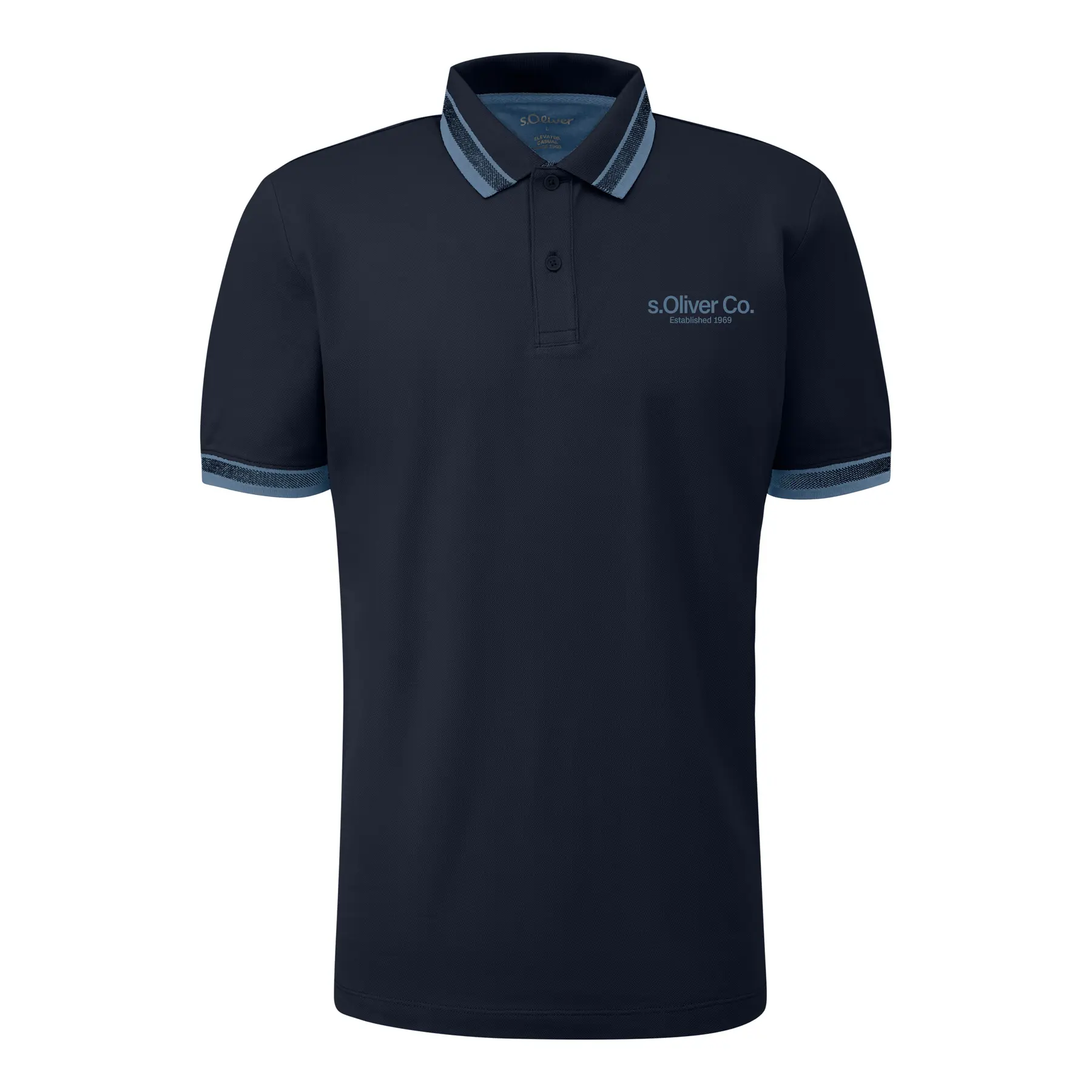 Polo aus Piqué mit kontrastierenden Details s.Oliver