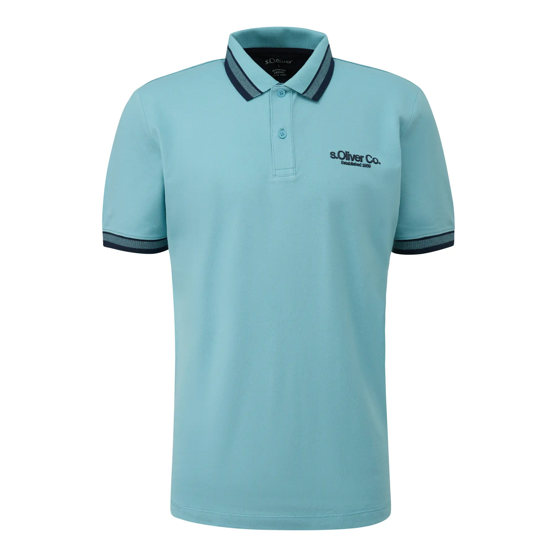 Polo aus Piqué mit kontrastierenden Details s.Oliver