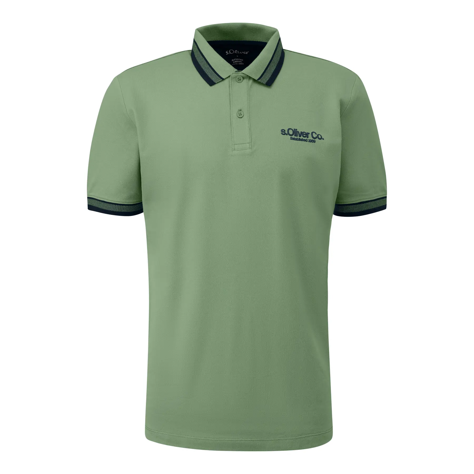 Polo aus Piqué mit kontrastierenden Details s.Oliver
