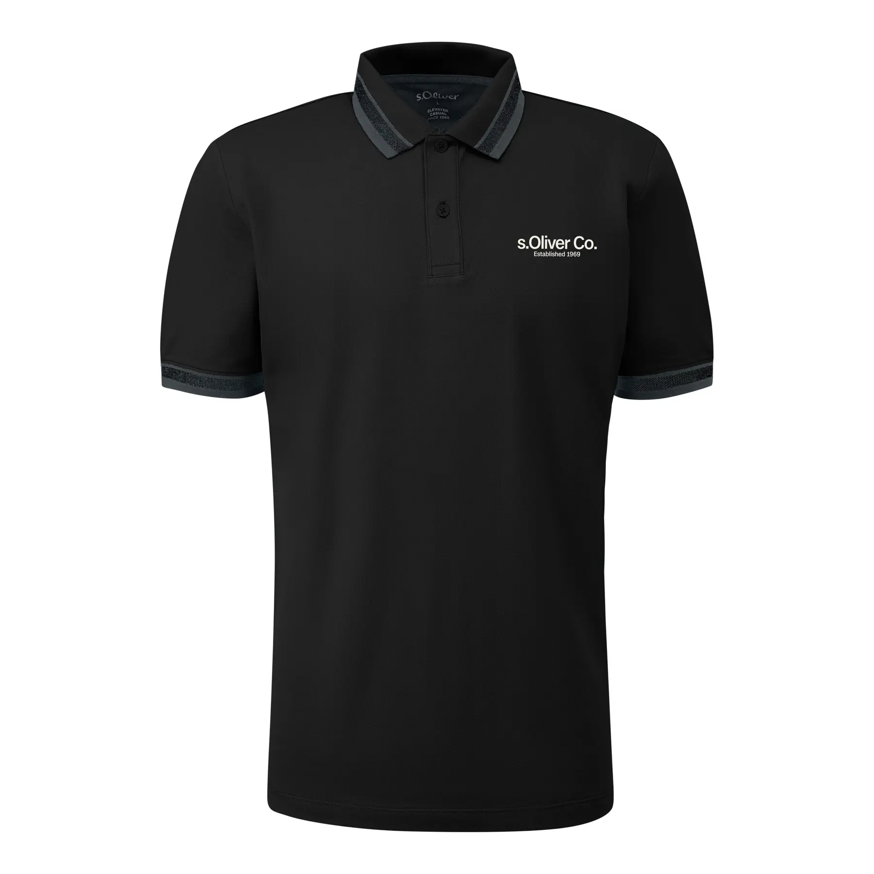 Polo aus Piqué mit kontrastierenden Details s.Oliver