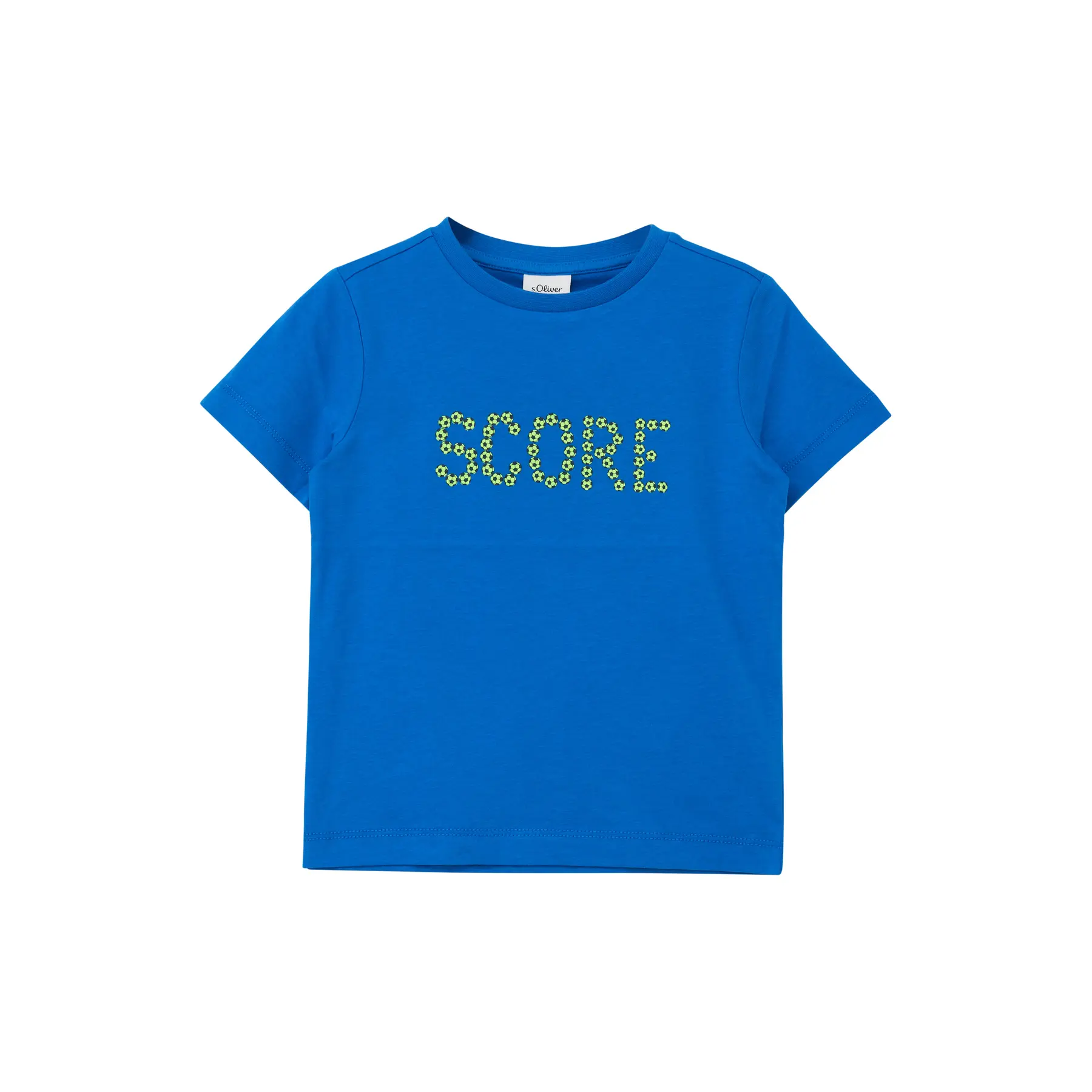 Gerade geschnittenes T-Shirt mit Druck vorne und hinten Kinder s.Oliver