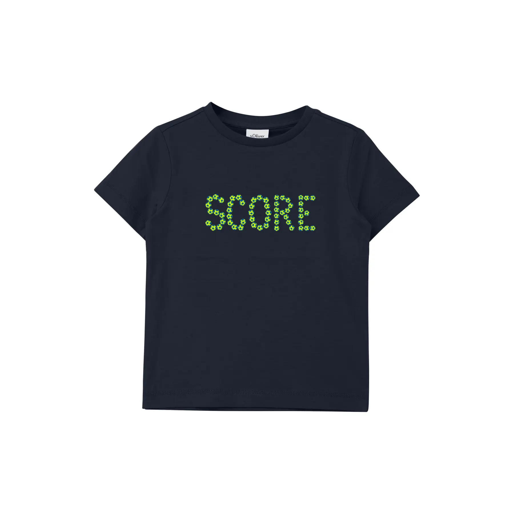 Gerade geschnittenes T-Shirt mit Druck vorne und hinten Kinder s.Oliver