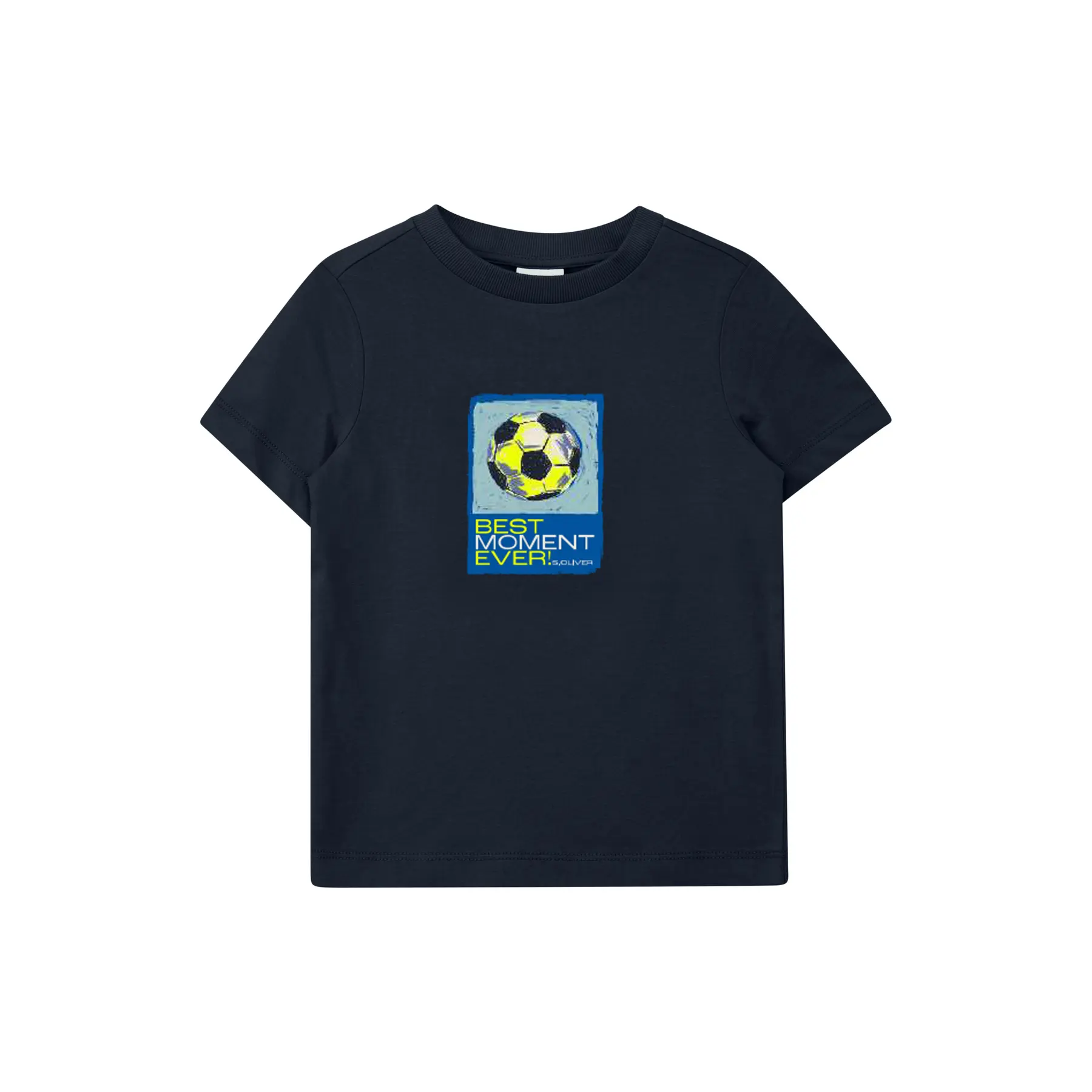 T-shirt recht model met reliëfprint kind s.Oliver