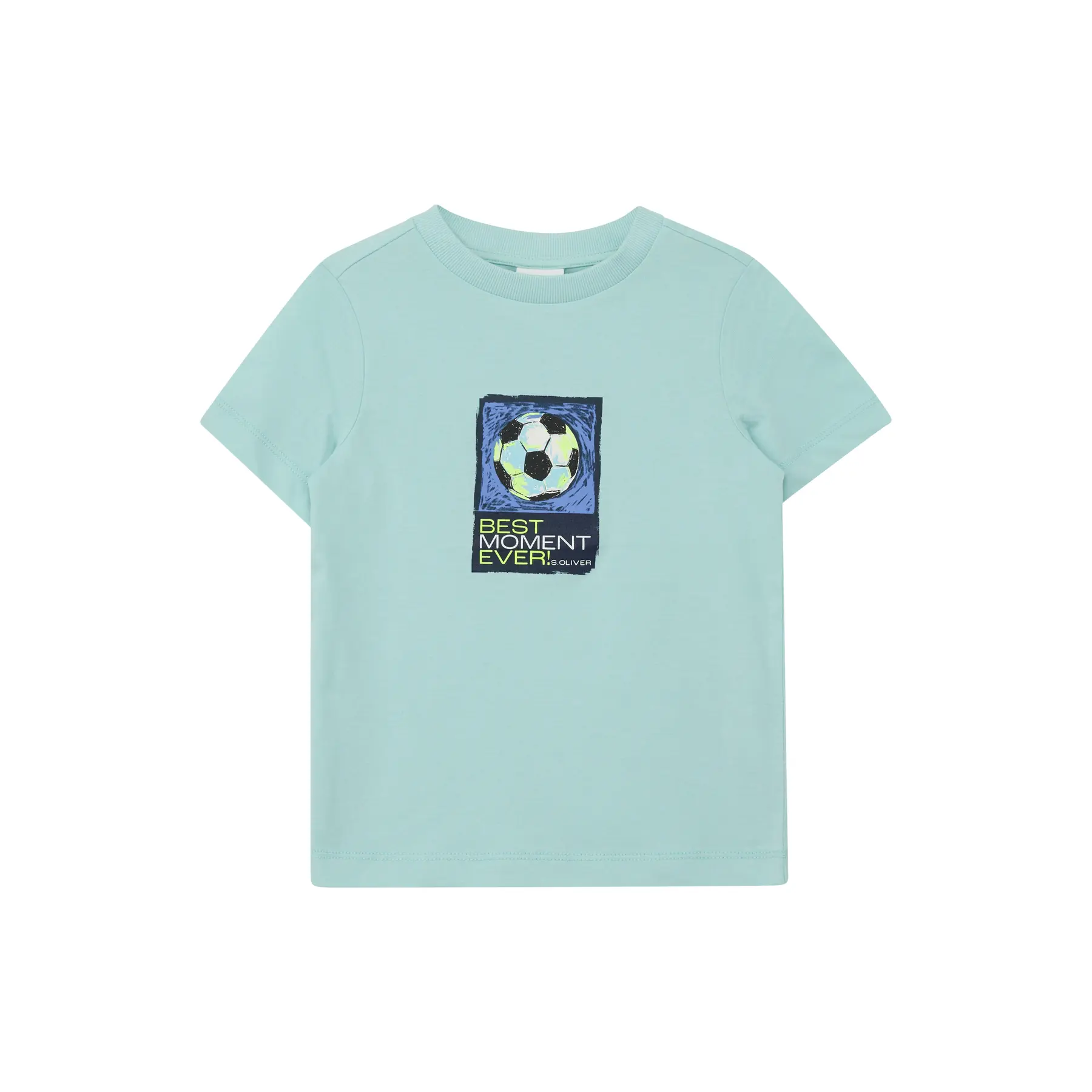 T-Shirt mit geradem Schnitt und Reliefdruck für Kinder s.Oliver