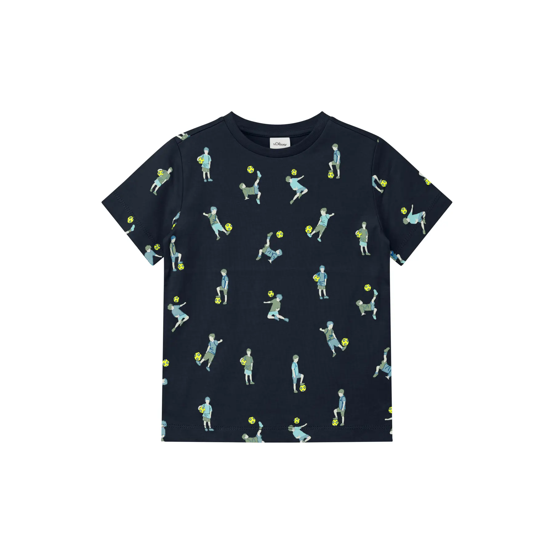T-shirt avec imprimé all-over coupe droite enfant s.Oliver T-shirt avec imprimé all-over coupe droite enfant s.Oliver