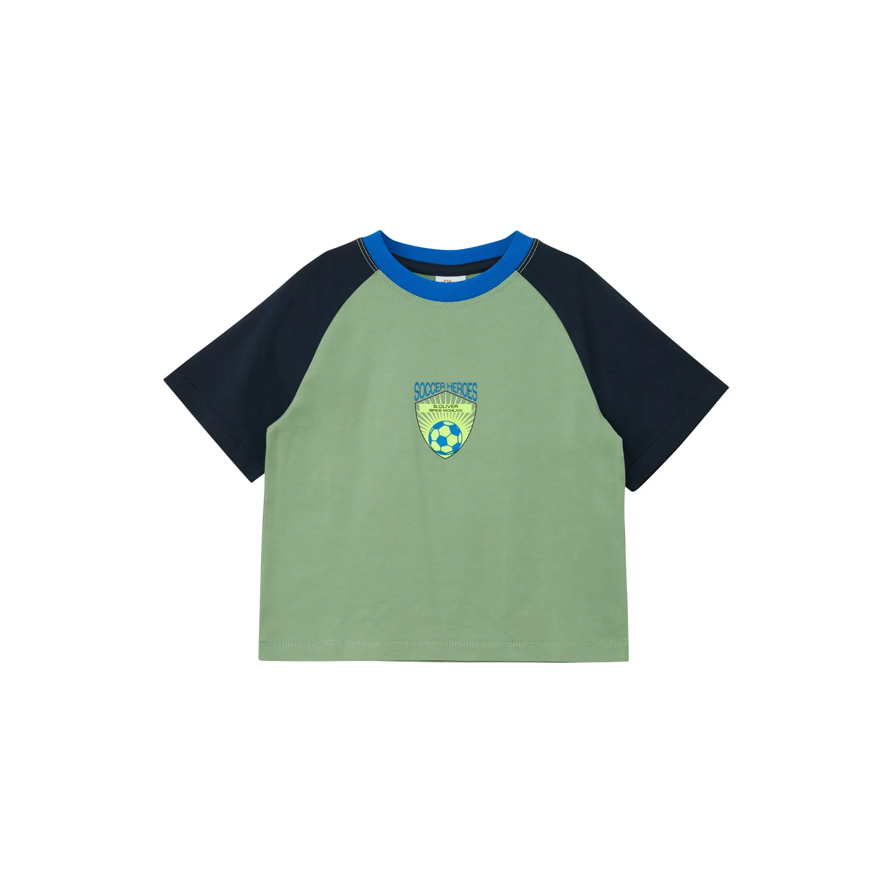 Oversize T-Shirt mit erhabenem Druck und Raglanärmeln Kind s.Oliver