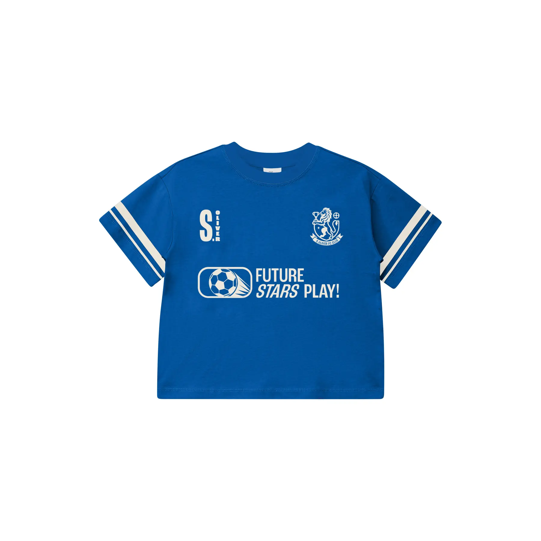 Oversize T-Shirt mit Druck vorne und weiten Ärmeln für Kinder s.Oliver