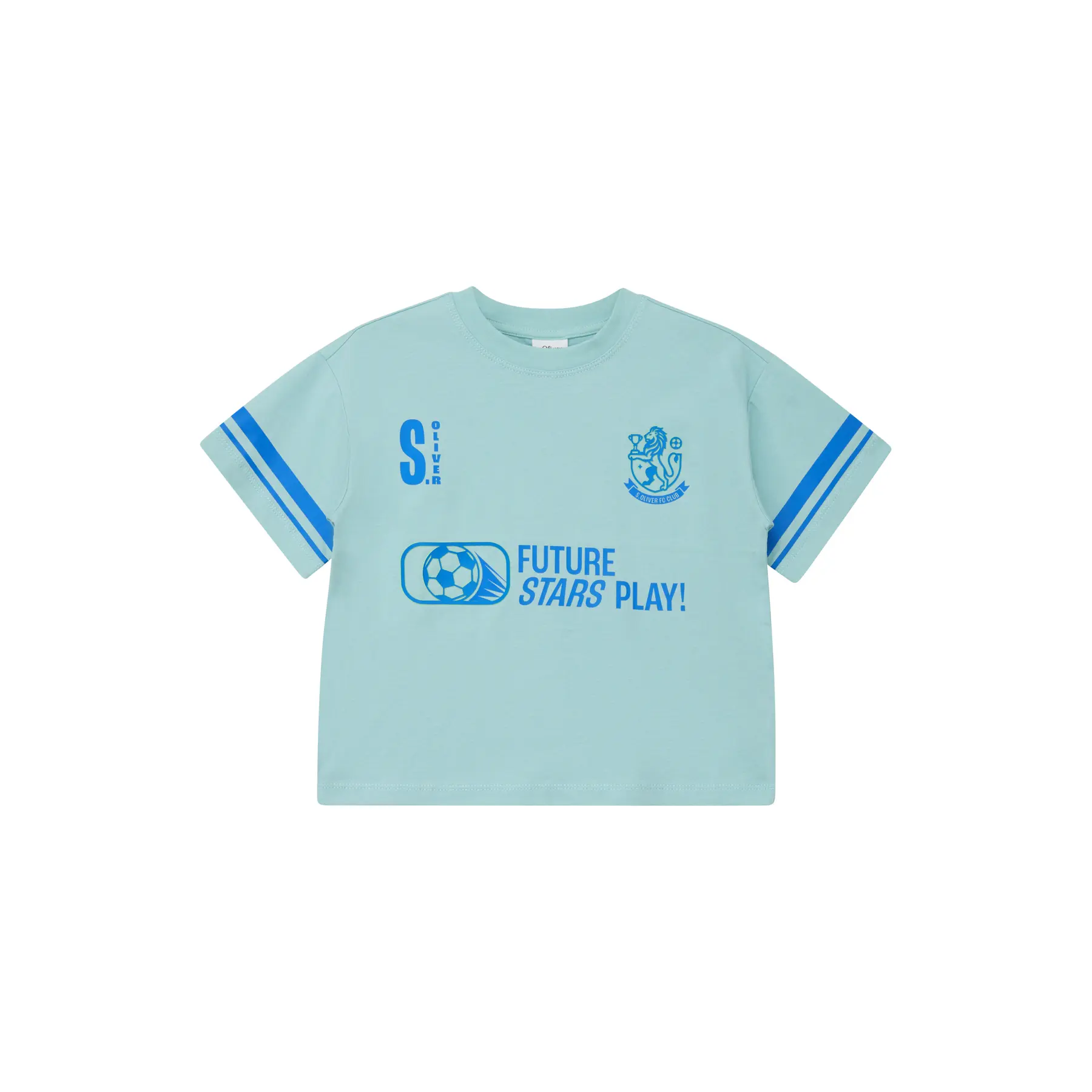 Oversize T-Shirt mit Druck vorne und weiten Ärmeln für Kinder s.Oliver
