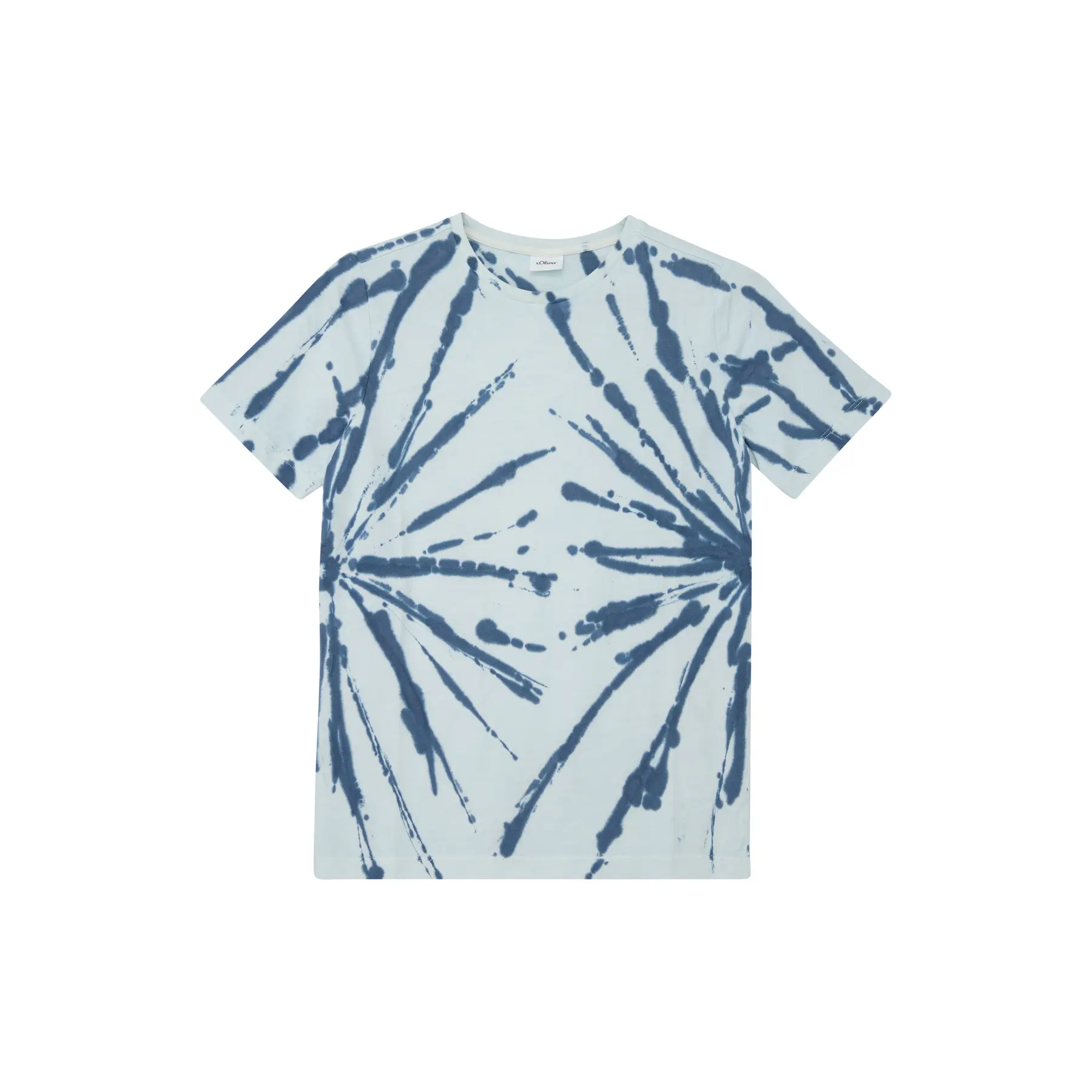 T-Shirt mit Batikmuster gerade geschnitten Kinder s.Oliver
