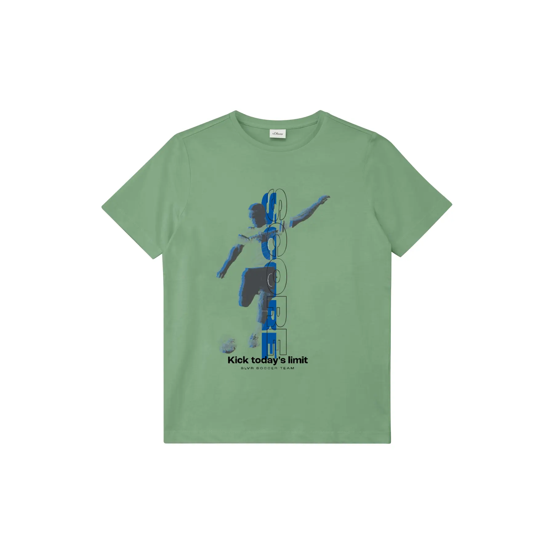 T-shirt in cotone con stampa frontale taglio dritto bambino s.Oliver