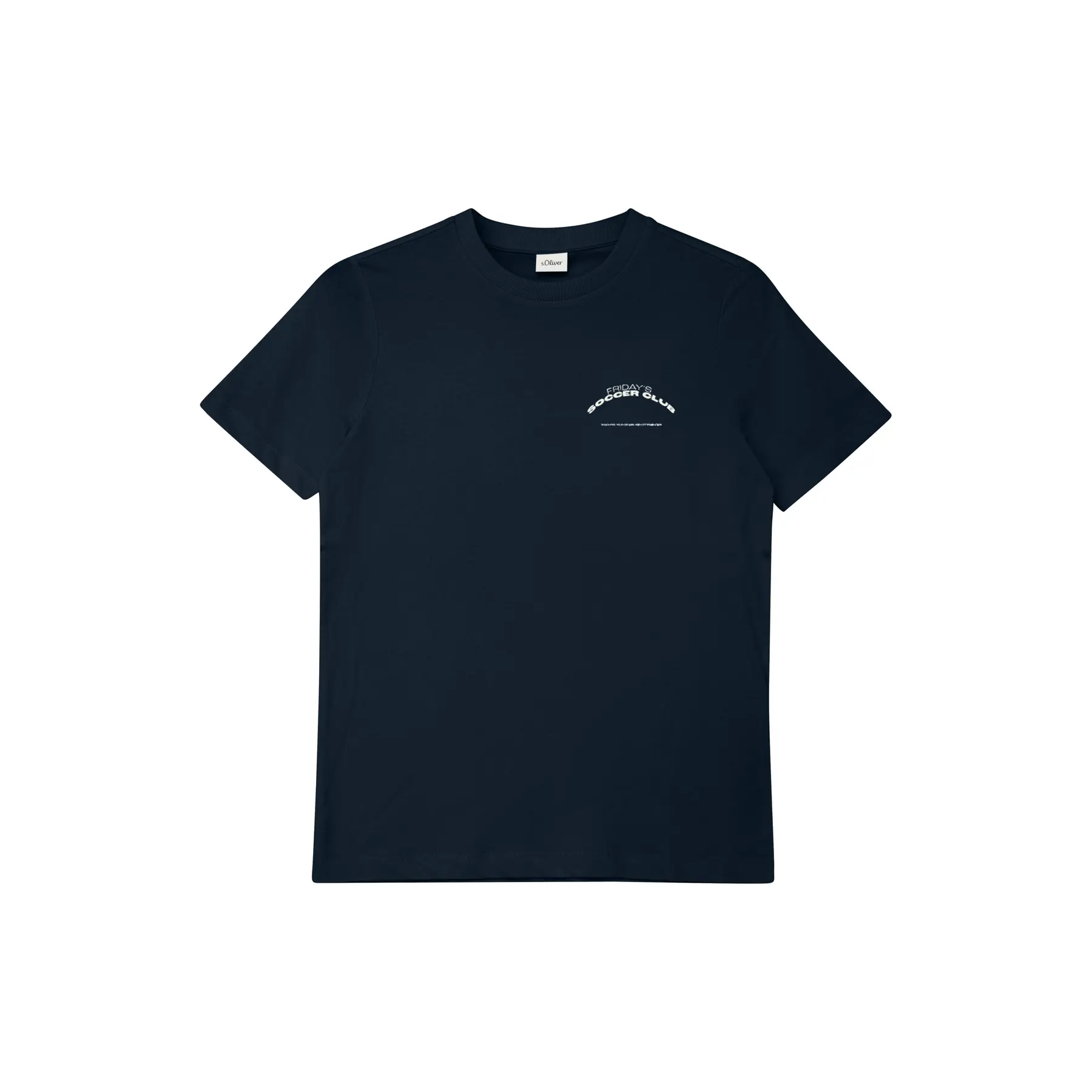 T-shirt in jersey con piccolo stampato davanti bambino s.Oliver
