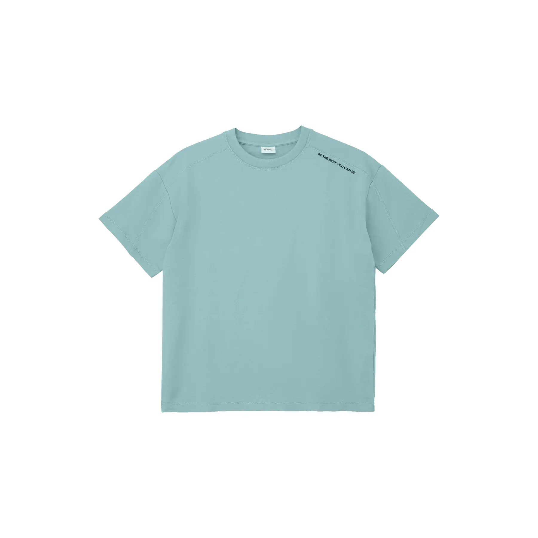Oversize T-Shirt aus leichter Sweatware mit bedrucktem Detail für Kinder s.Oliver