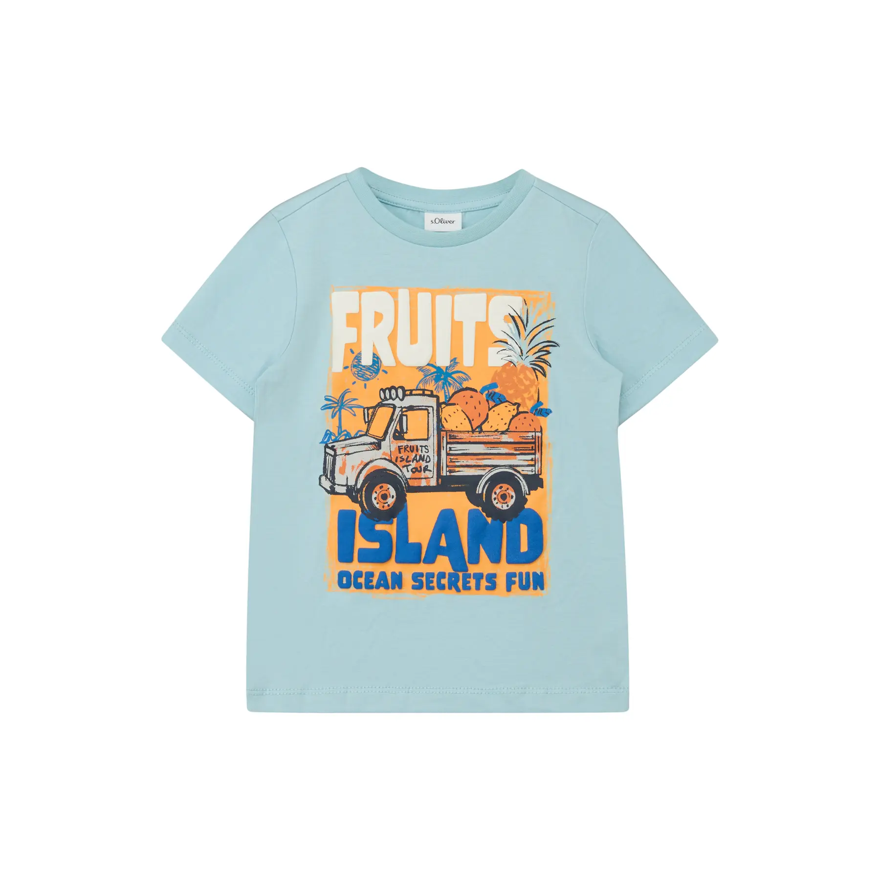 T-Shirt mit aufblasbarem Druck vorne Kind s.Oliver