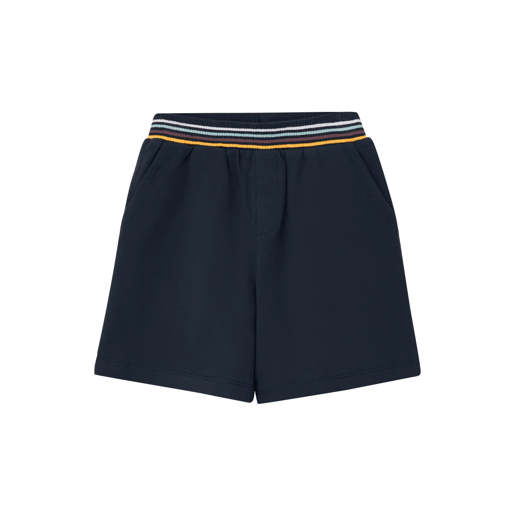 Bermuda en sweat coupe ample avec bord côtelé bébé garçon s.Oliver Bermuda en sweat coupe ample avec bord côtelé bébé garçon s.Oliver
