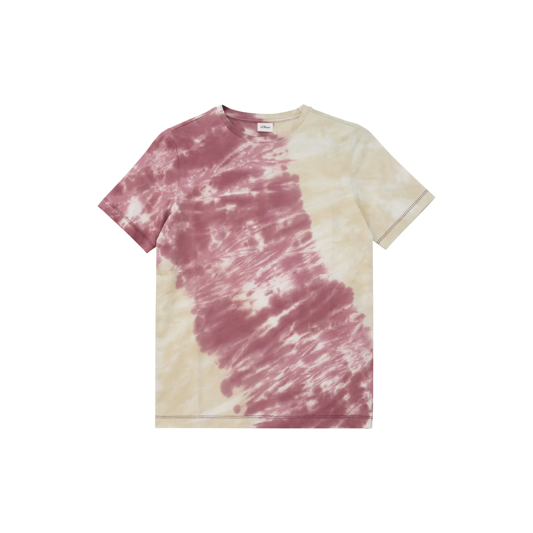 T-Shirt mit Batikmuster gerade geschnitten Kinder s.Oliver