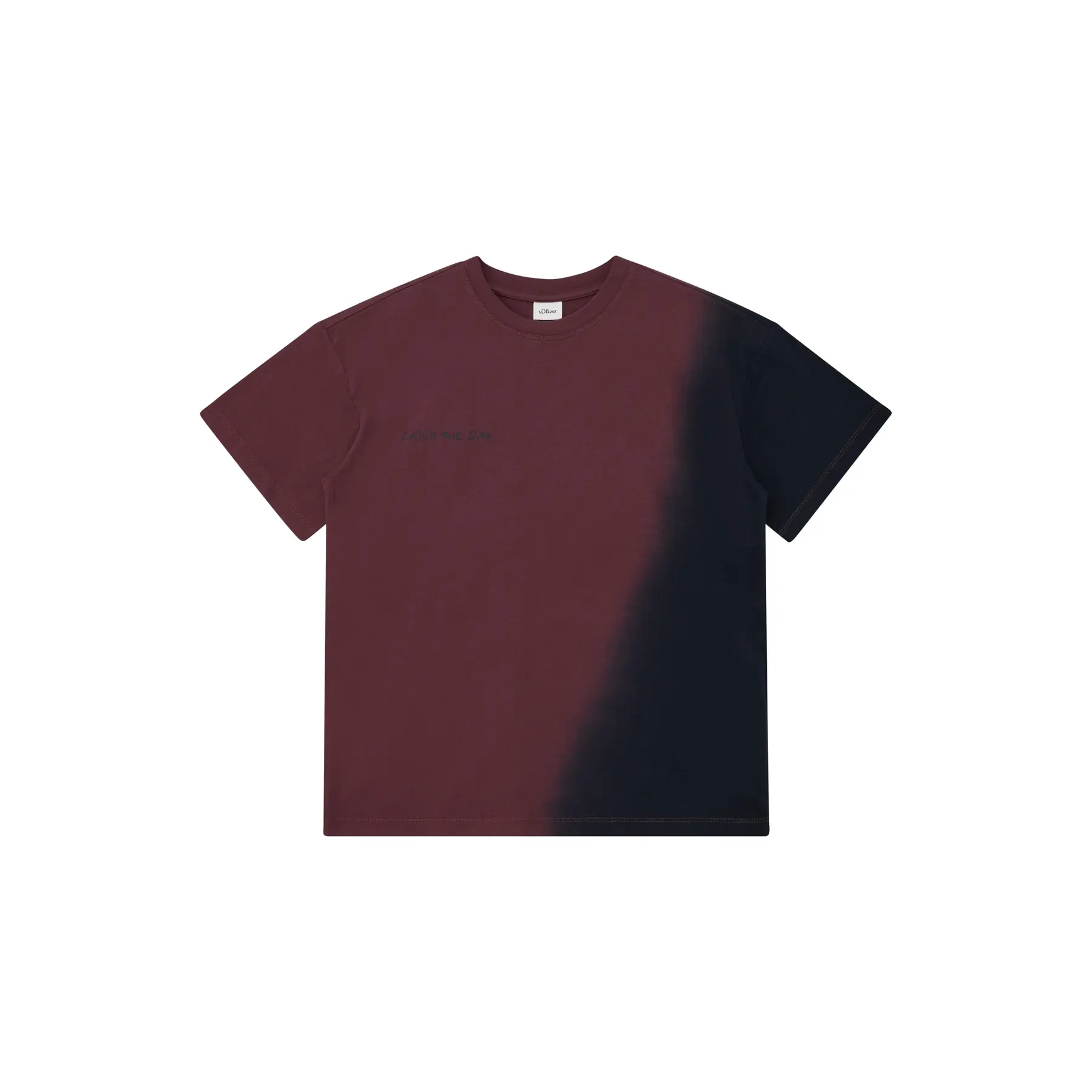 Oversized T-Shirt aus weichem Jersey mit Dip-Dye-Print für Kinder s.Oliver