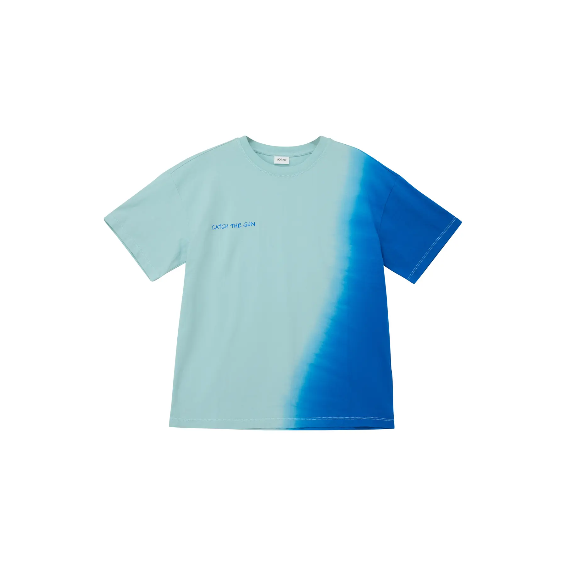Oversized T-Shirt aus weichem Jersey mit Dip-Dye-Print für Kinder s.Oliver