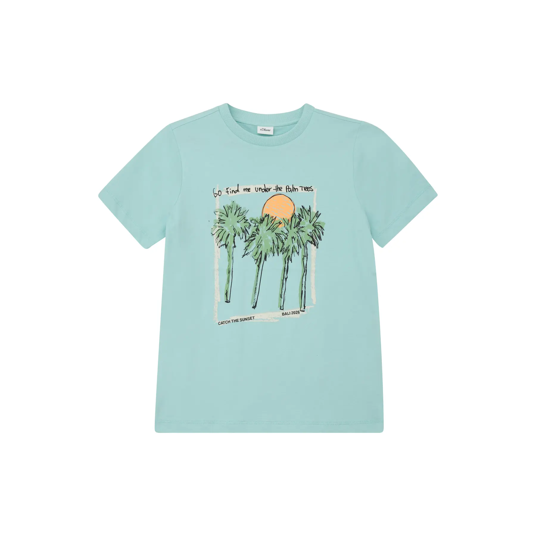 T-shirt con stampa taglio dritto bambino s.Oliver