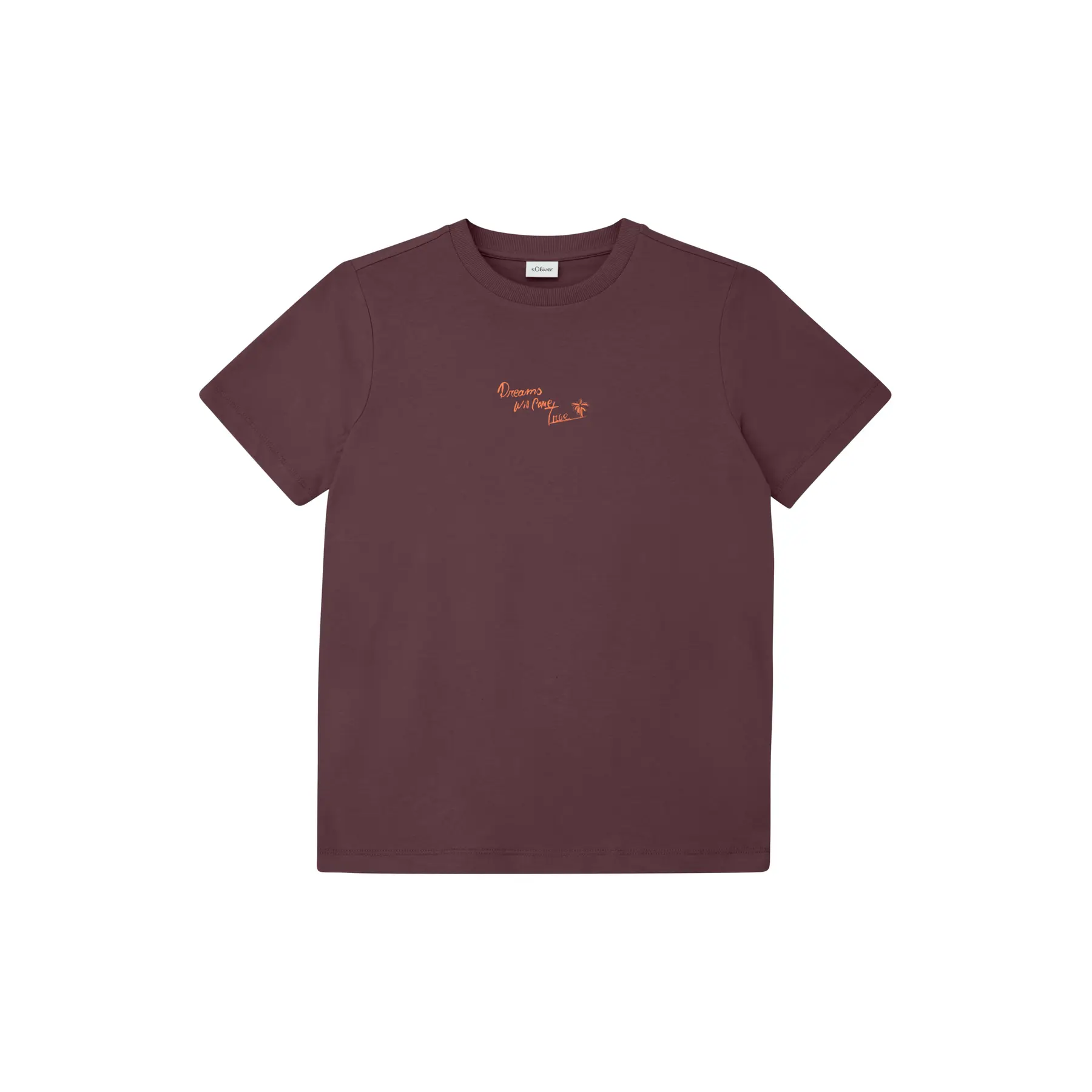 T-shirt met borduursel rechte snit kind s.Oliver