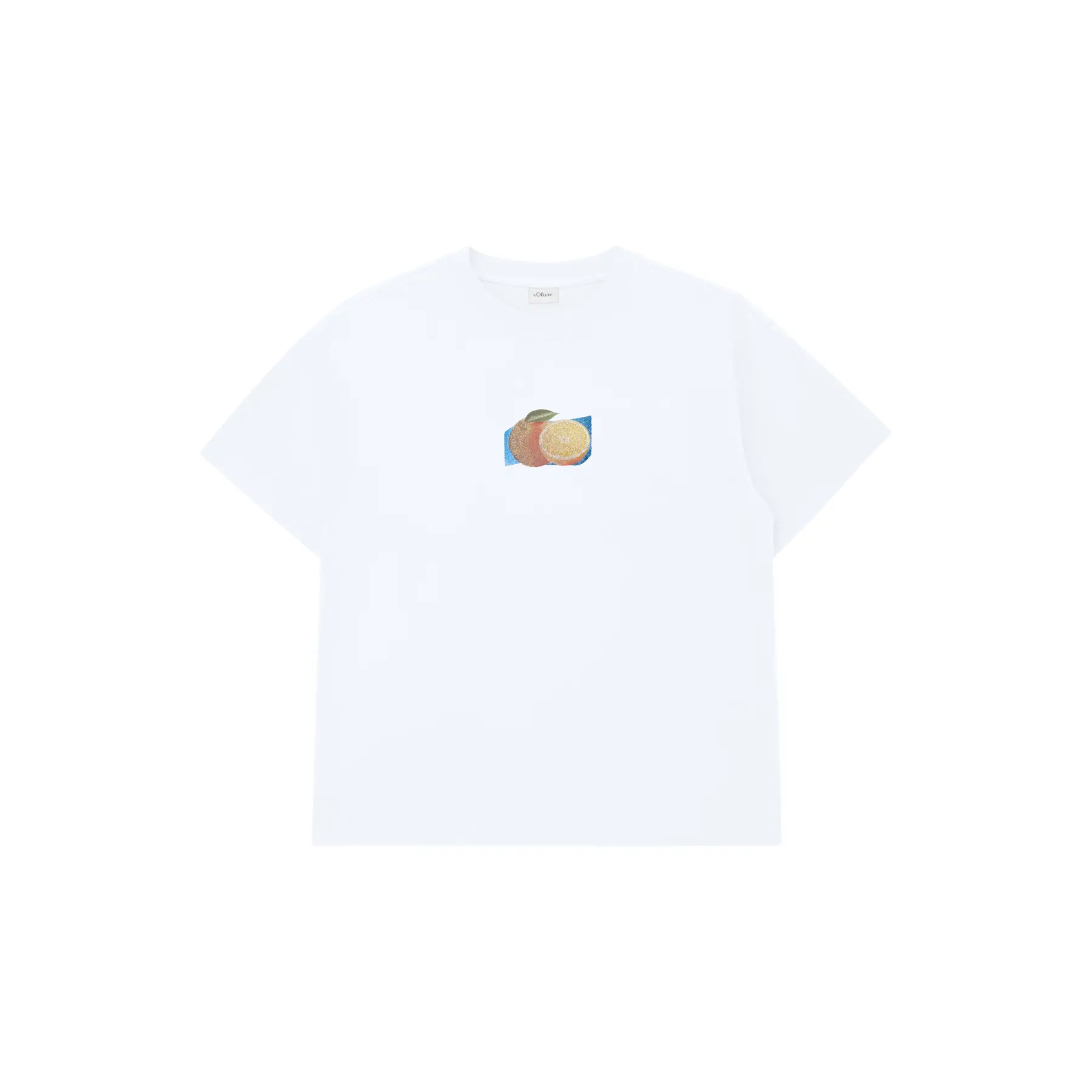Oversize T-Shirt mit Druck vorne und hinten für Kinder s.Oliver