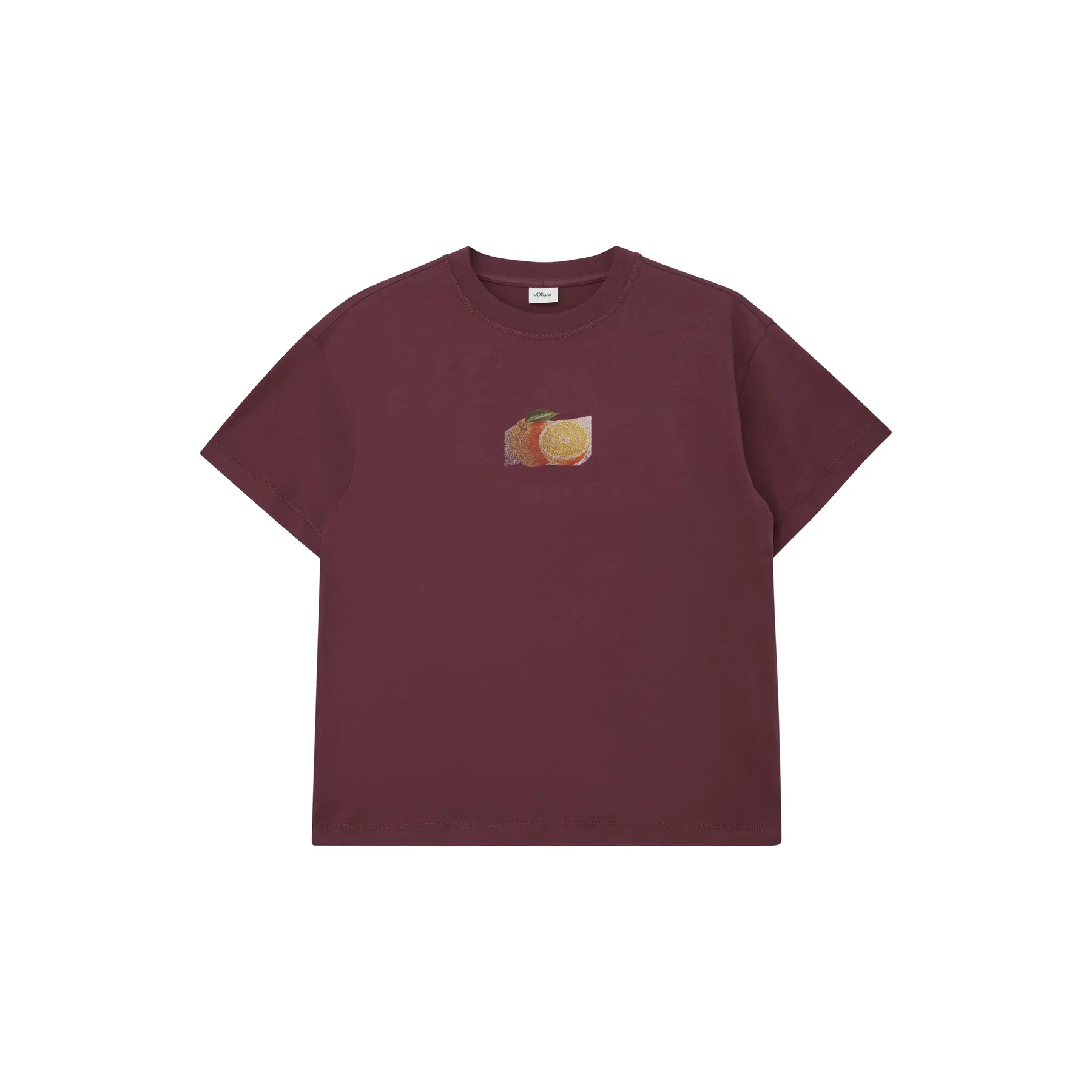 Oversize T-Shirt mit Druck vorne und hinten für Kinder s.Oliver