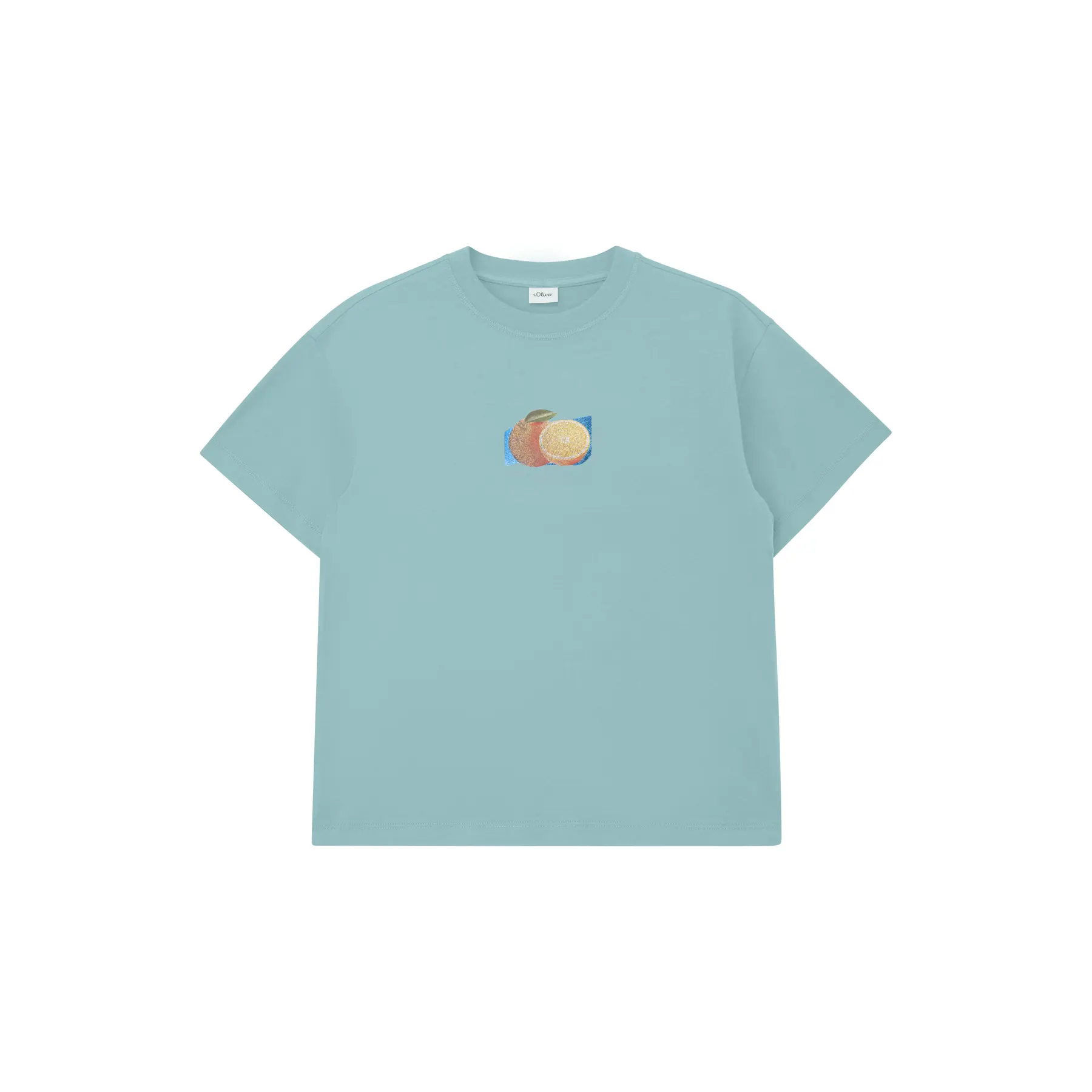 T-shirt oversize con stampa davanti e dietro bambino s.Oliver
