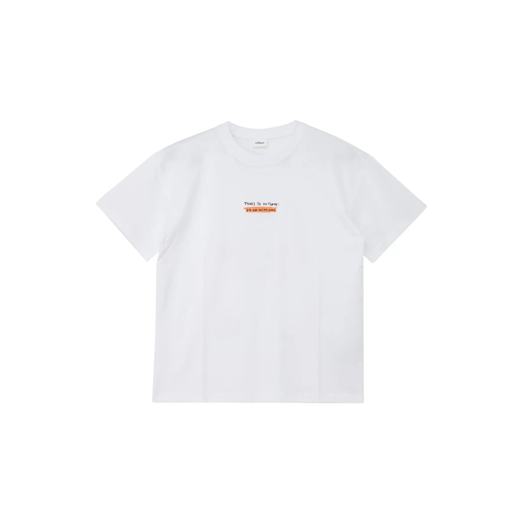 T-Shirt mit Druck vorne und hinten für Kinder s.Oliver
