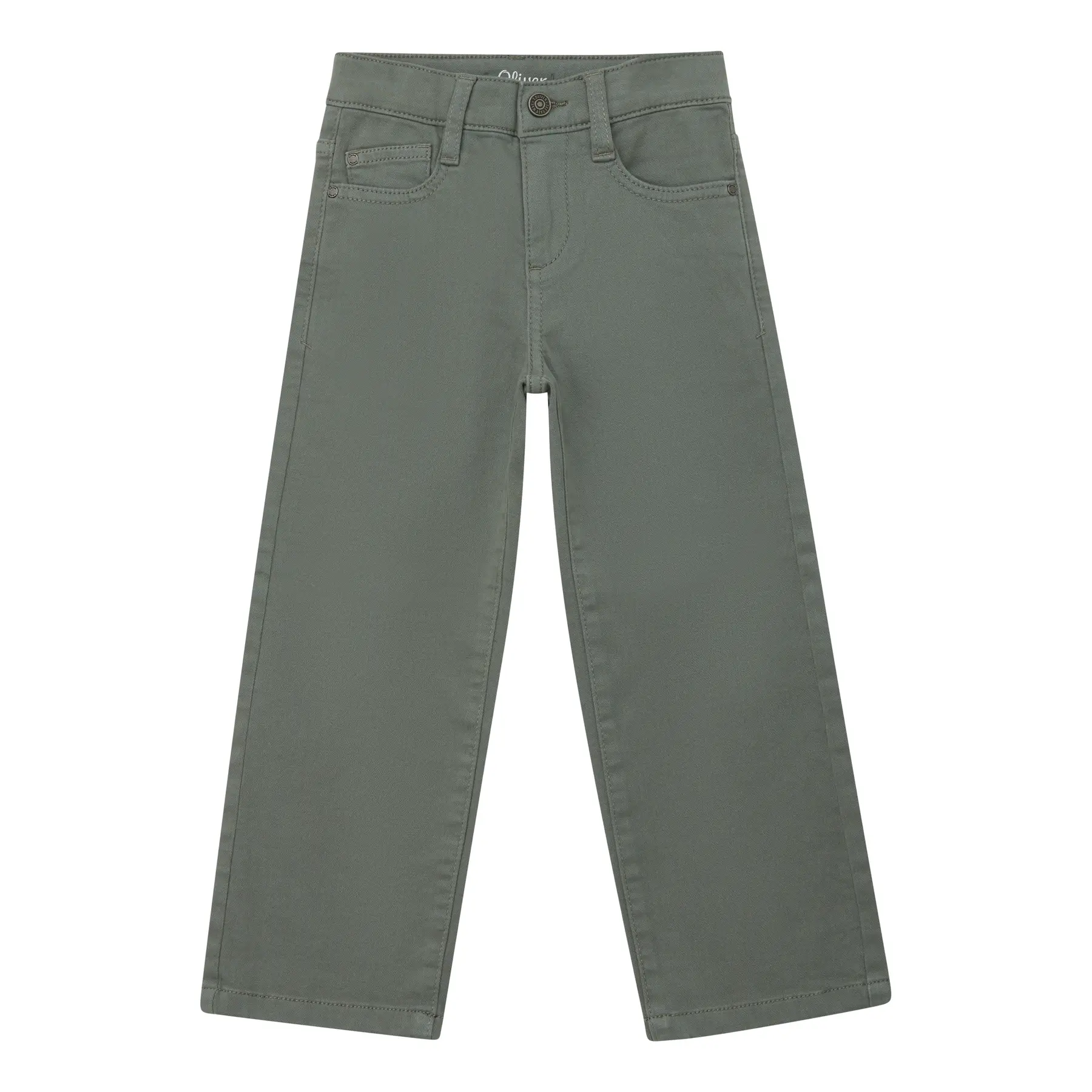 Pantalon baggy coupe décontractée taille mi-haute jambe large teinture pièce enfant s.Oliver
