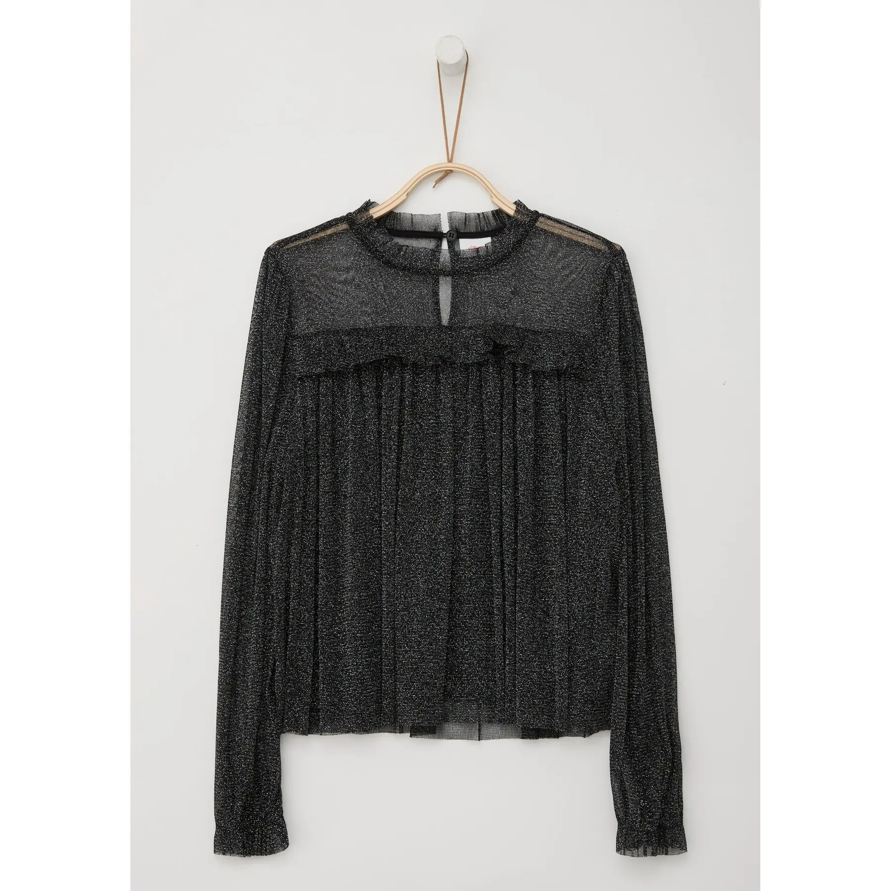 Mesh Festbluse mit Rüschenshirt für Mädchen s.Oliver