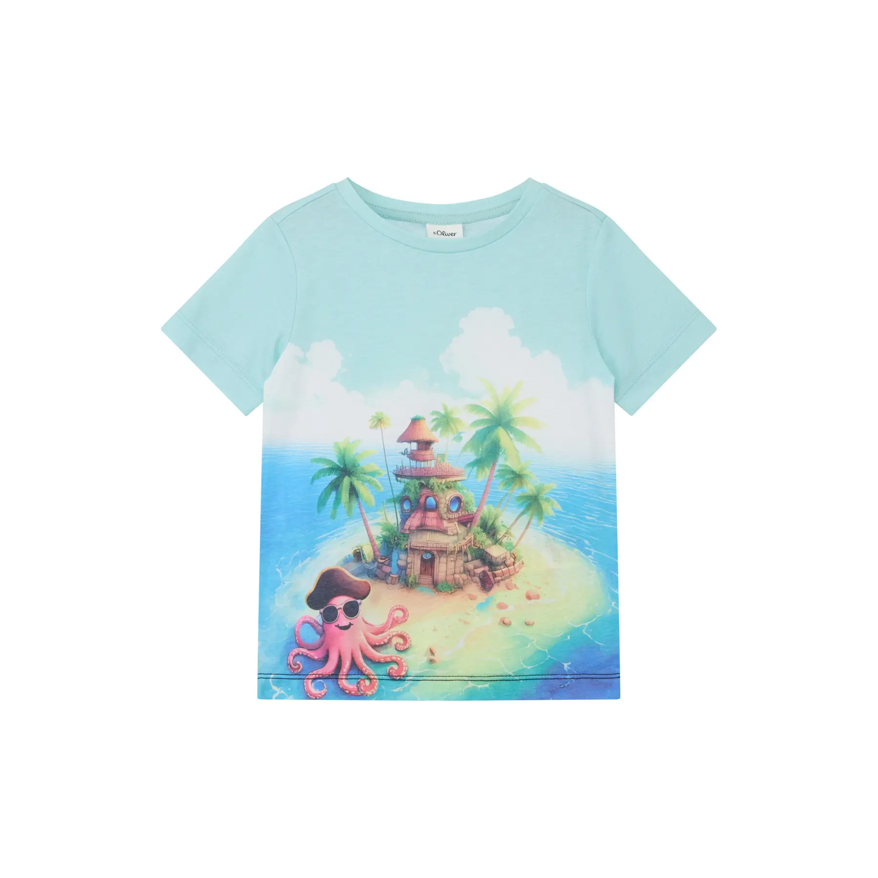 T-Shirt Gerade Schnitt mit Sublimationsdruck Kind s.Oliver