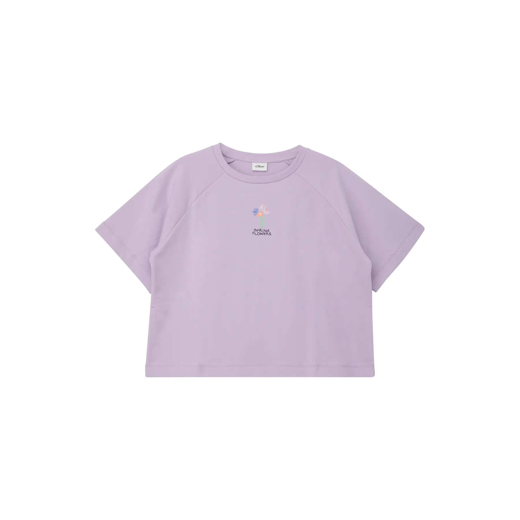T-shirt oversize in Light Felpa con stampa cangiante ragazza s.Oliver