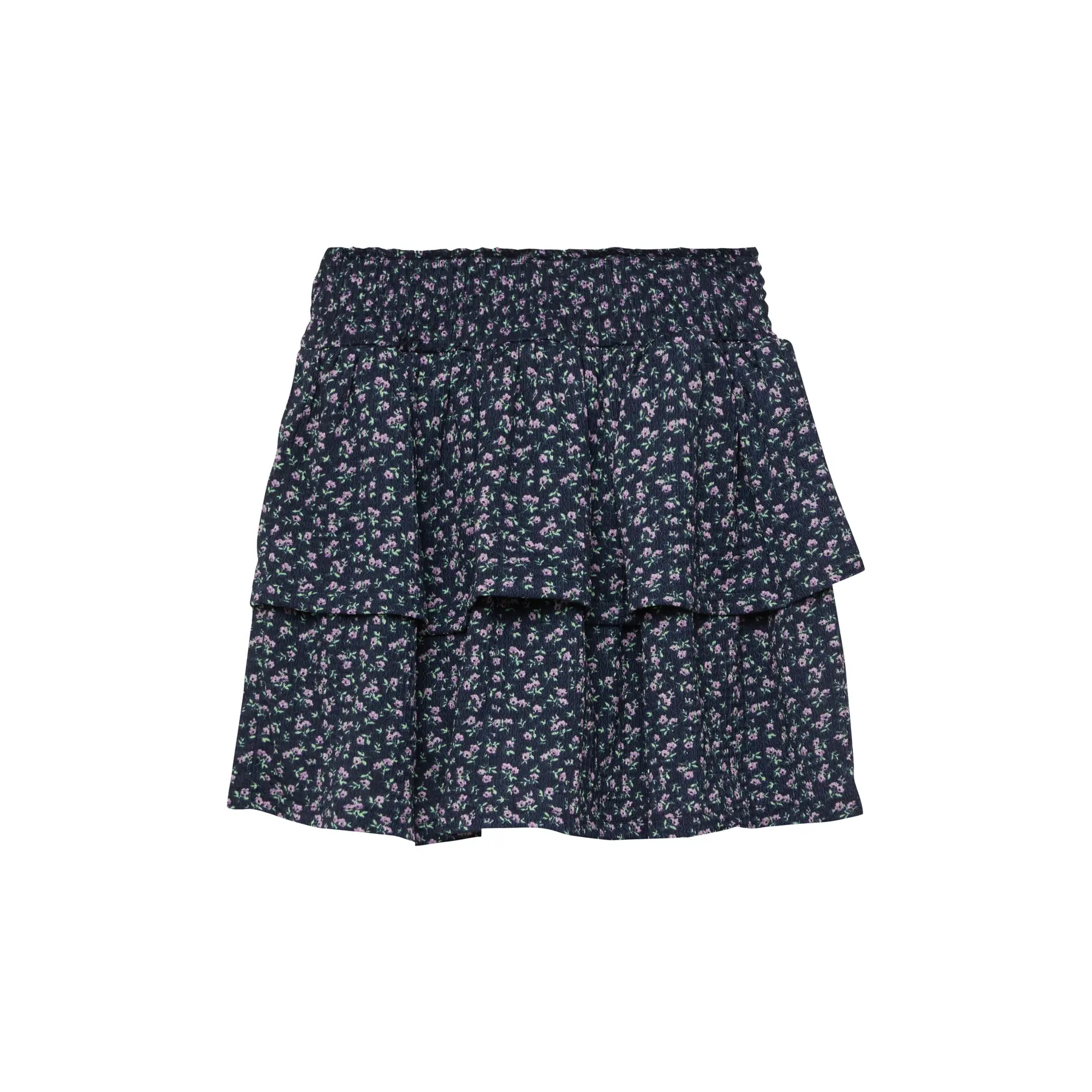 Mini gonna con stampa all-over e dettaglio arricciato ragazza s.Oliver