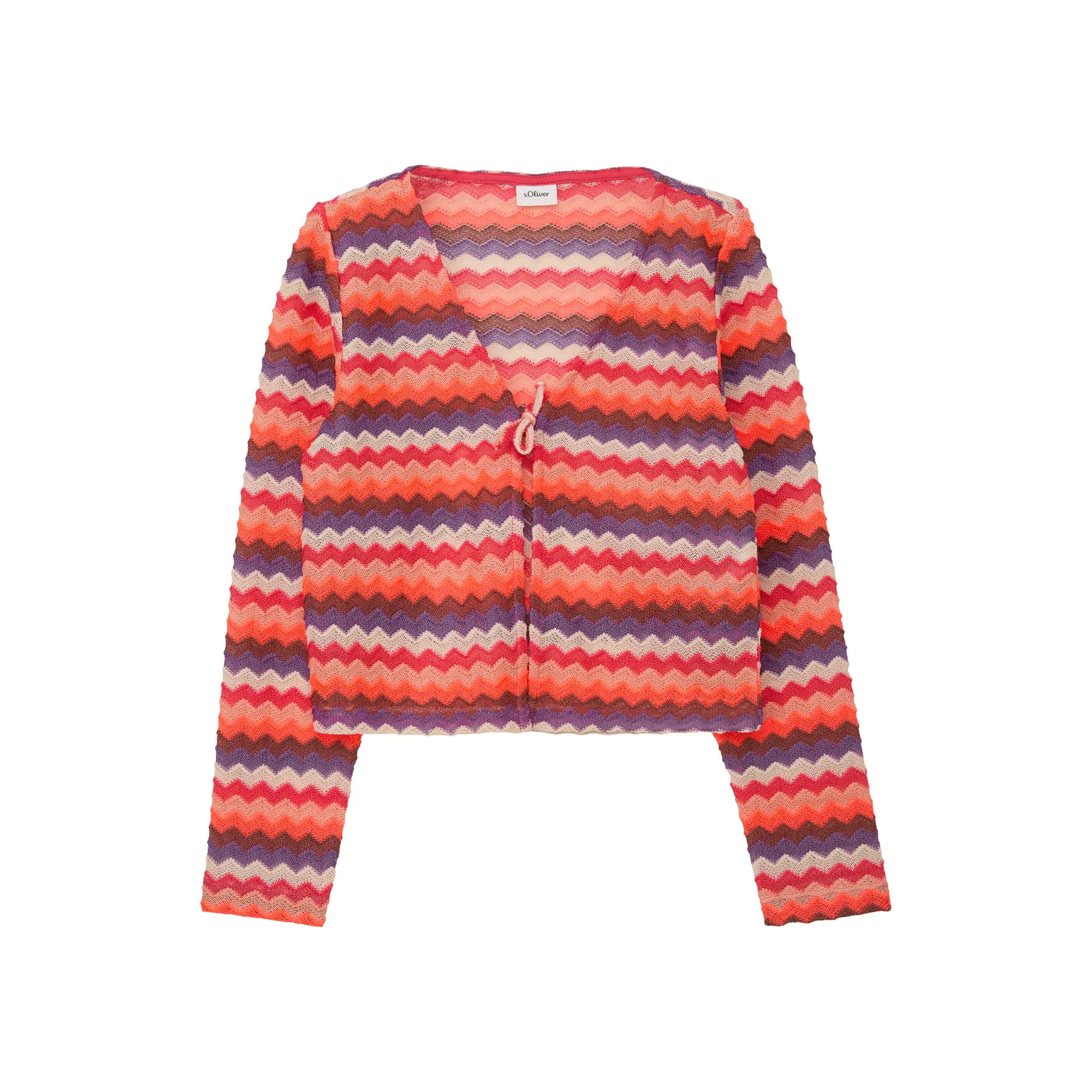 Cardigan en maille à col V à la coupe ample fille s.Oliver
