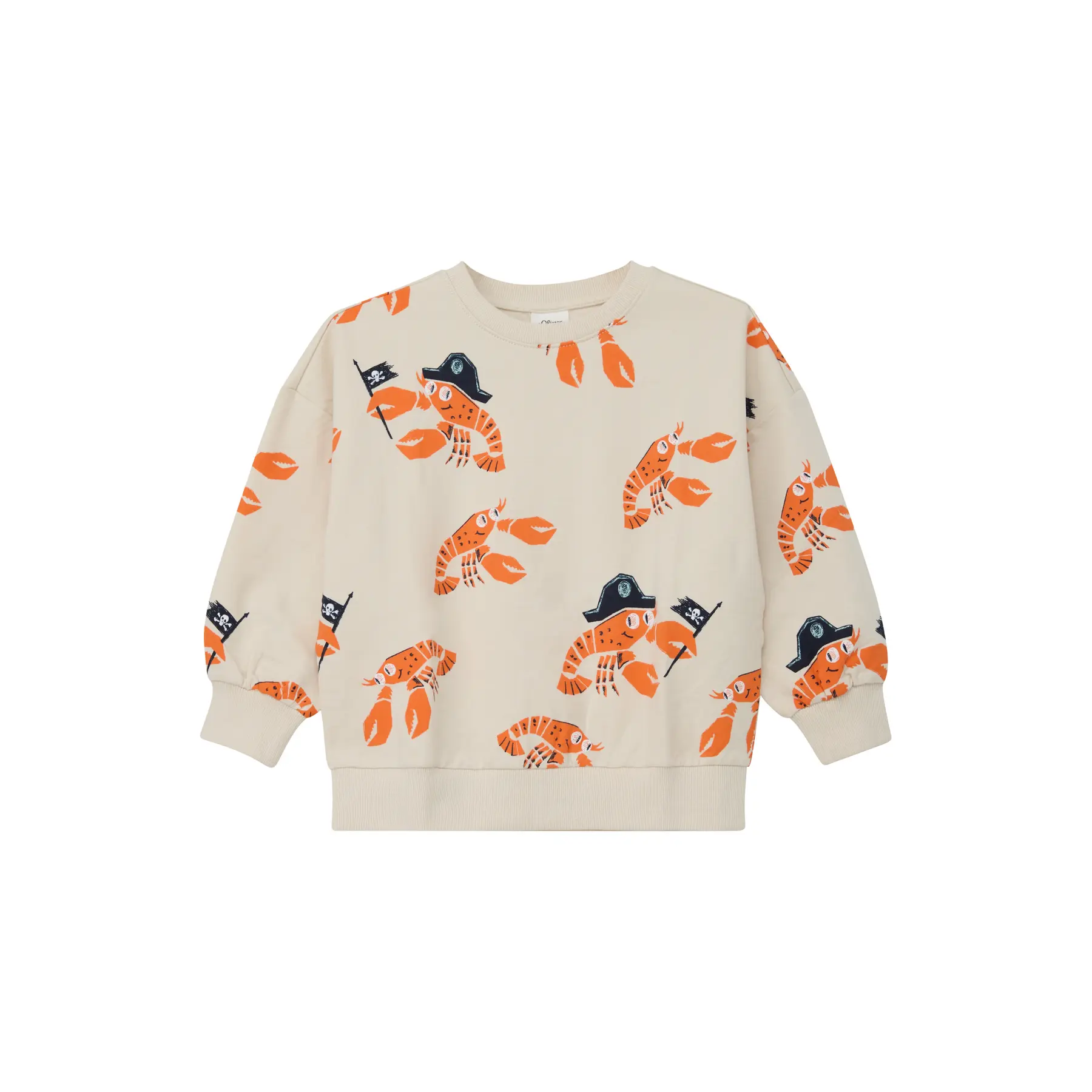 Oversize Sweatshirt mit Allover-Druck für Kinder s.Oliver