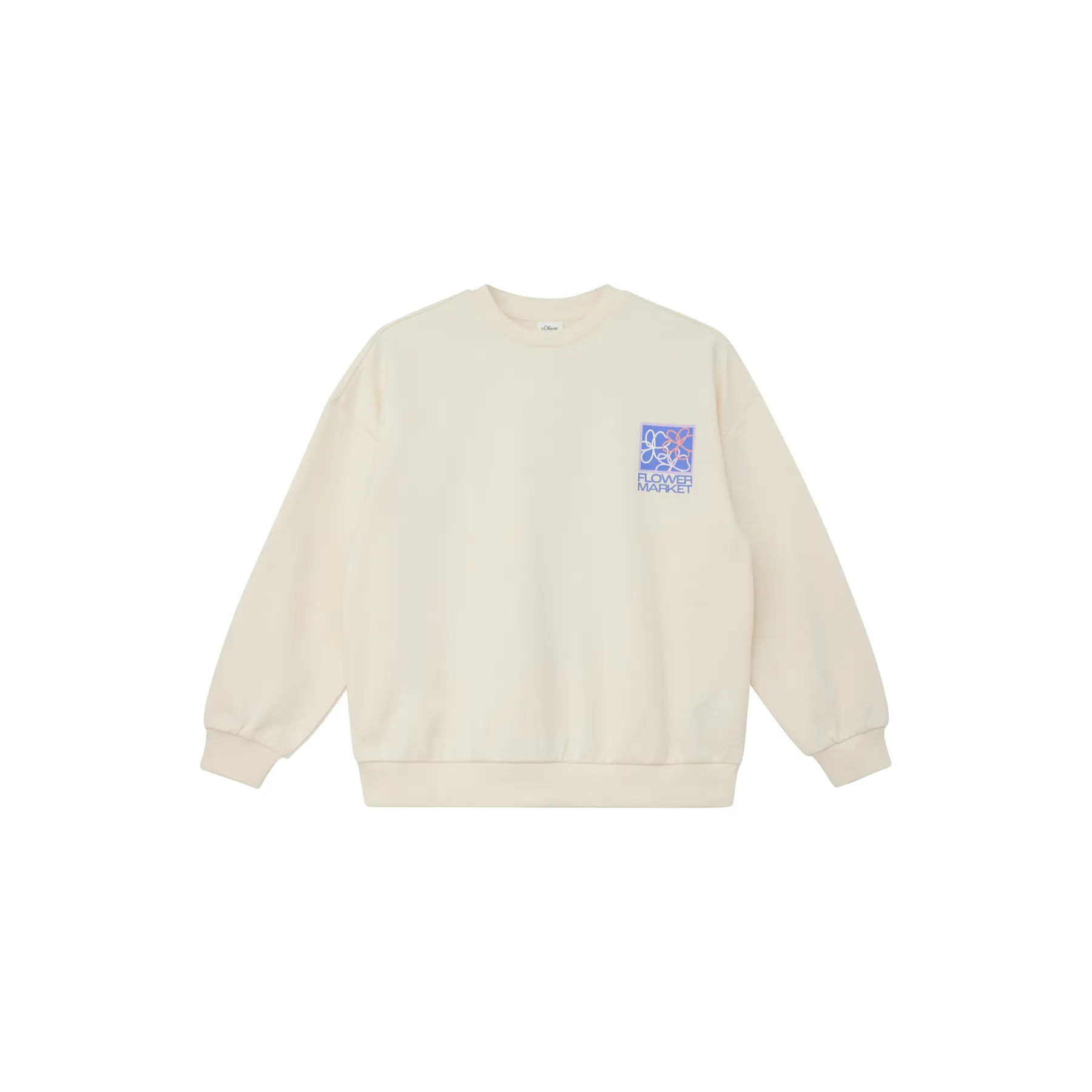 Oversize Sweatshirt mit Druck vorne und hinten Mädchen s.Oliver