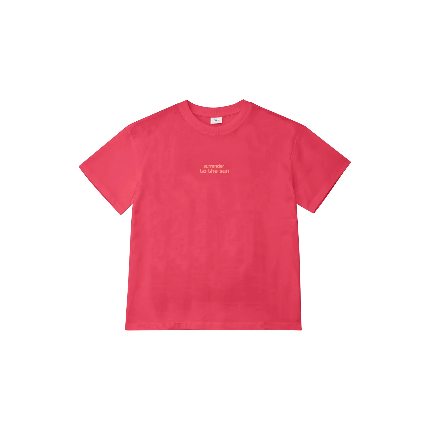 T-shirt oversize con stampa davanti e dietro ragazza s.Oliver