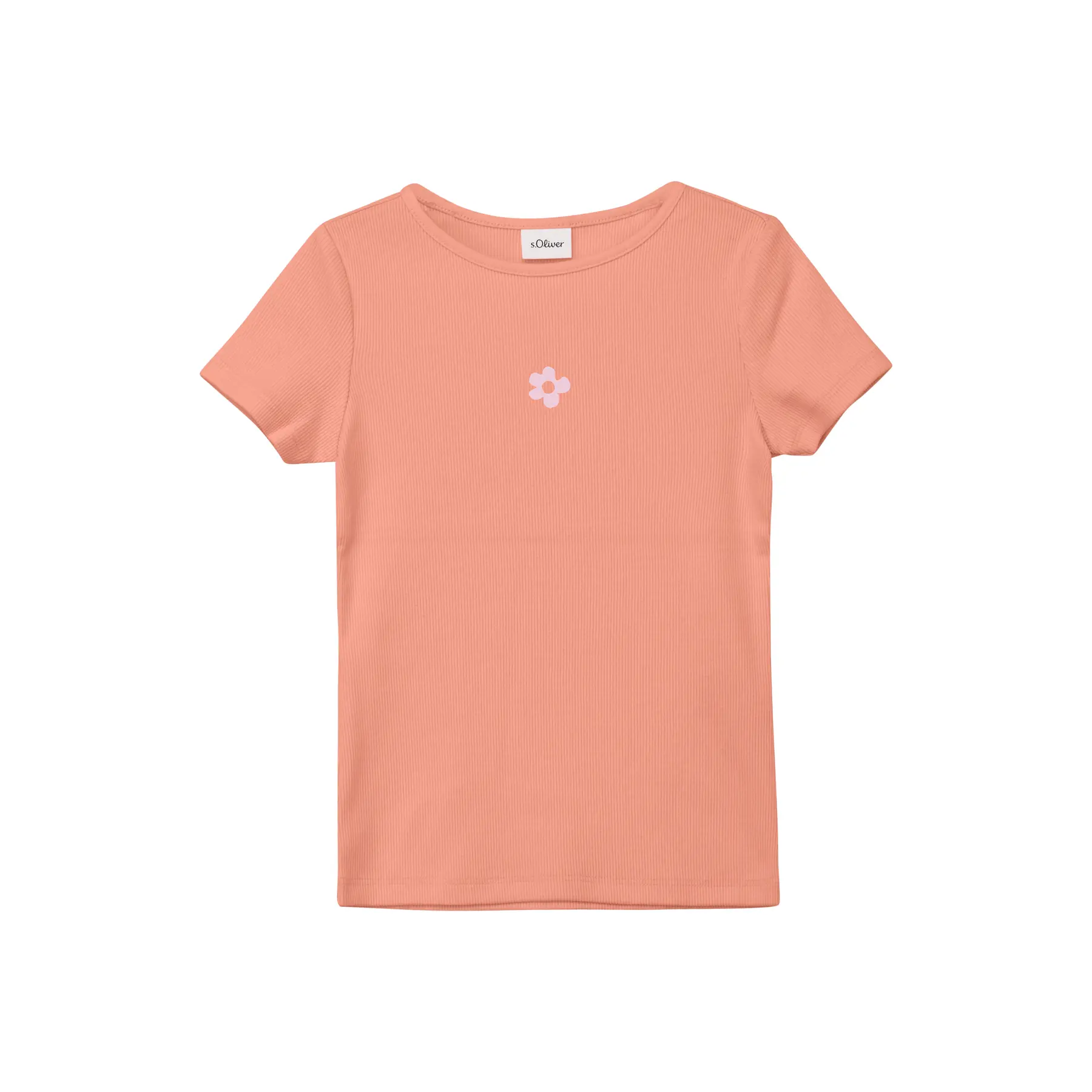 Ripp T-Shirt mit Stickerei Mädchen s.Oliver