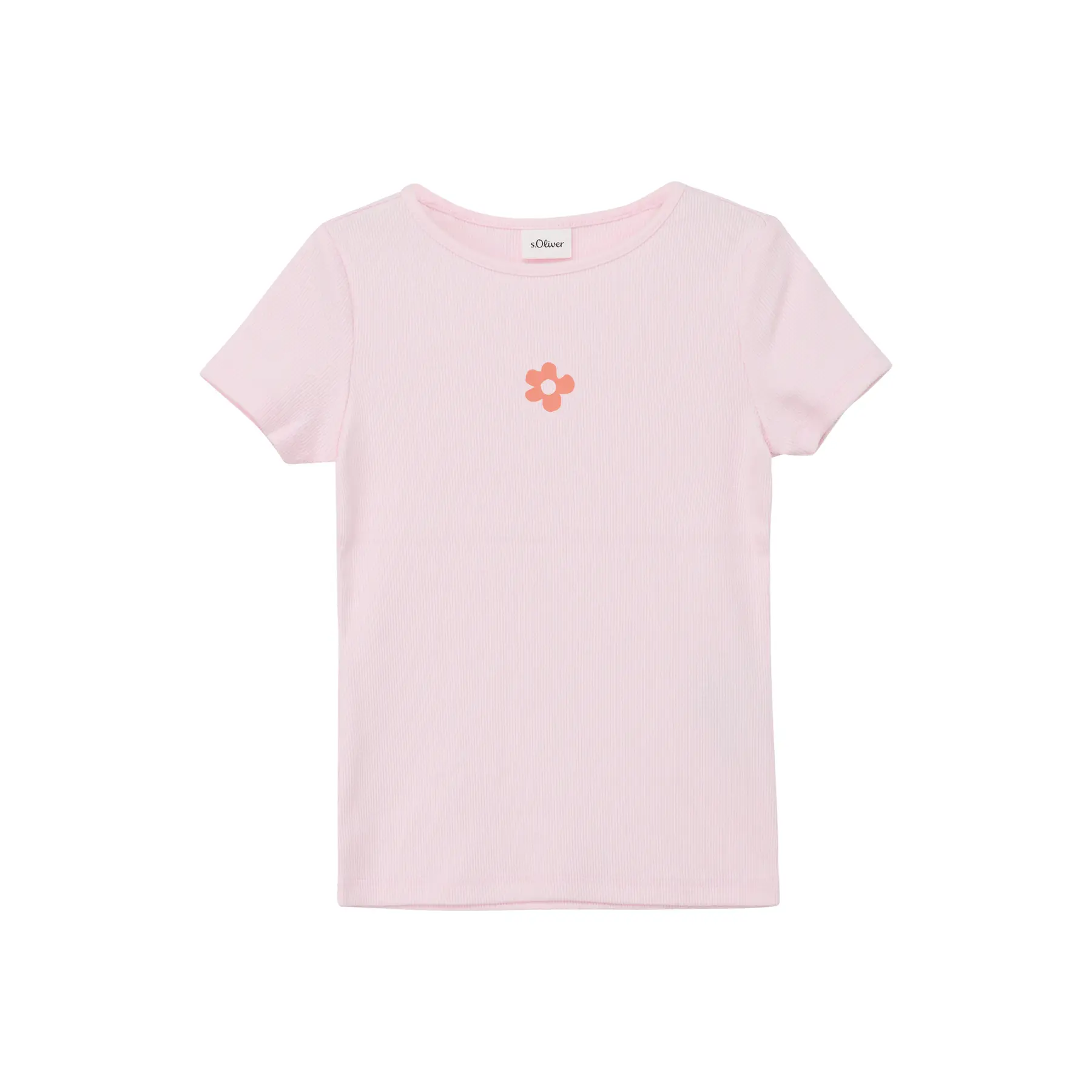Ripp T-Shirt mit Stickerei Mädchen s.Oliver