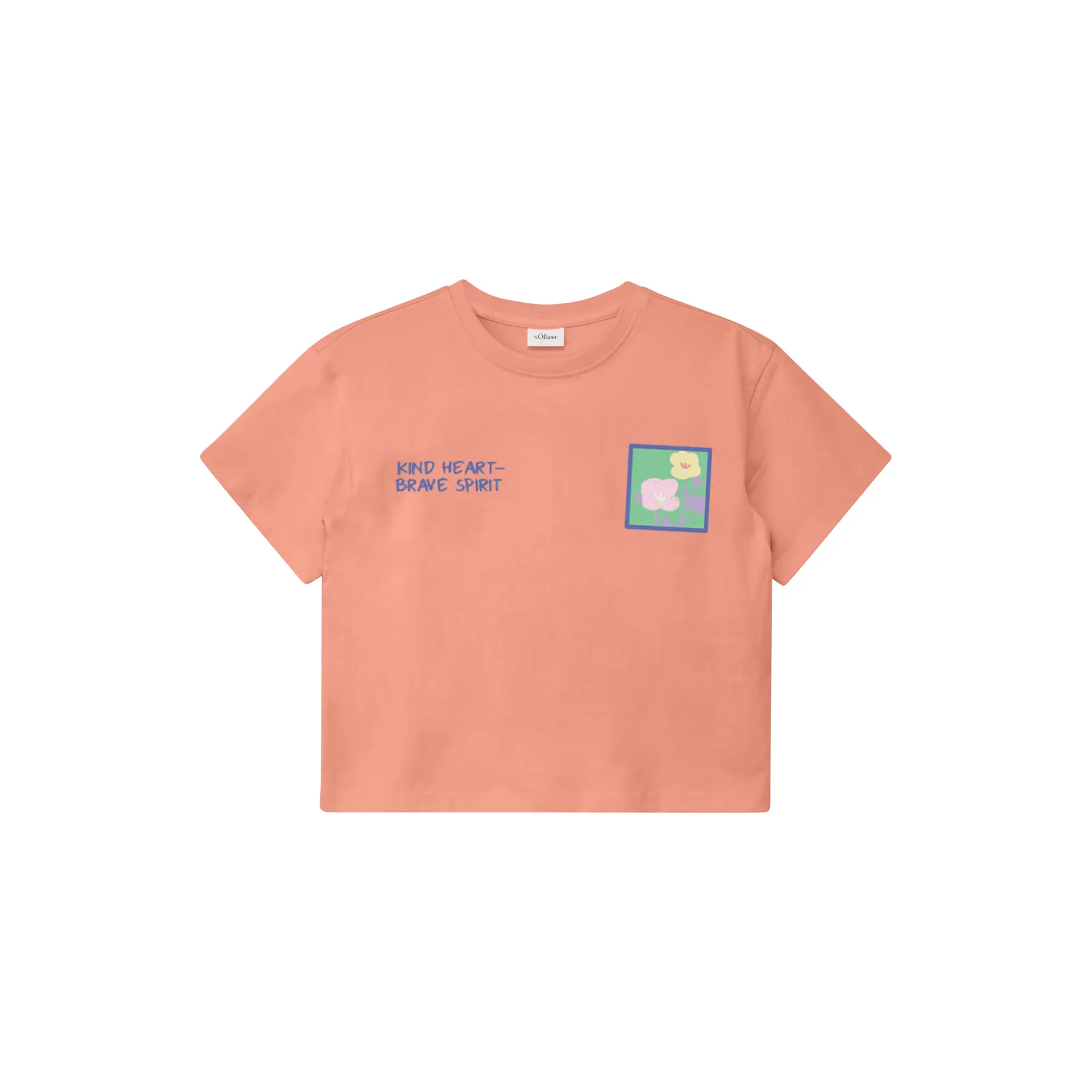 T-shirt Oversize con stampa Foam davanti e dietro ragazza s.Oliver