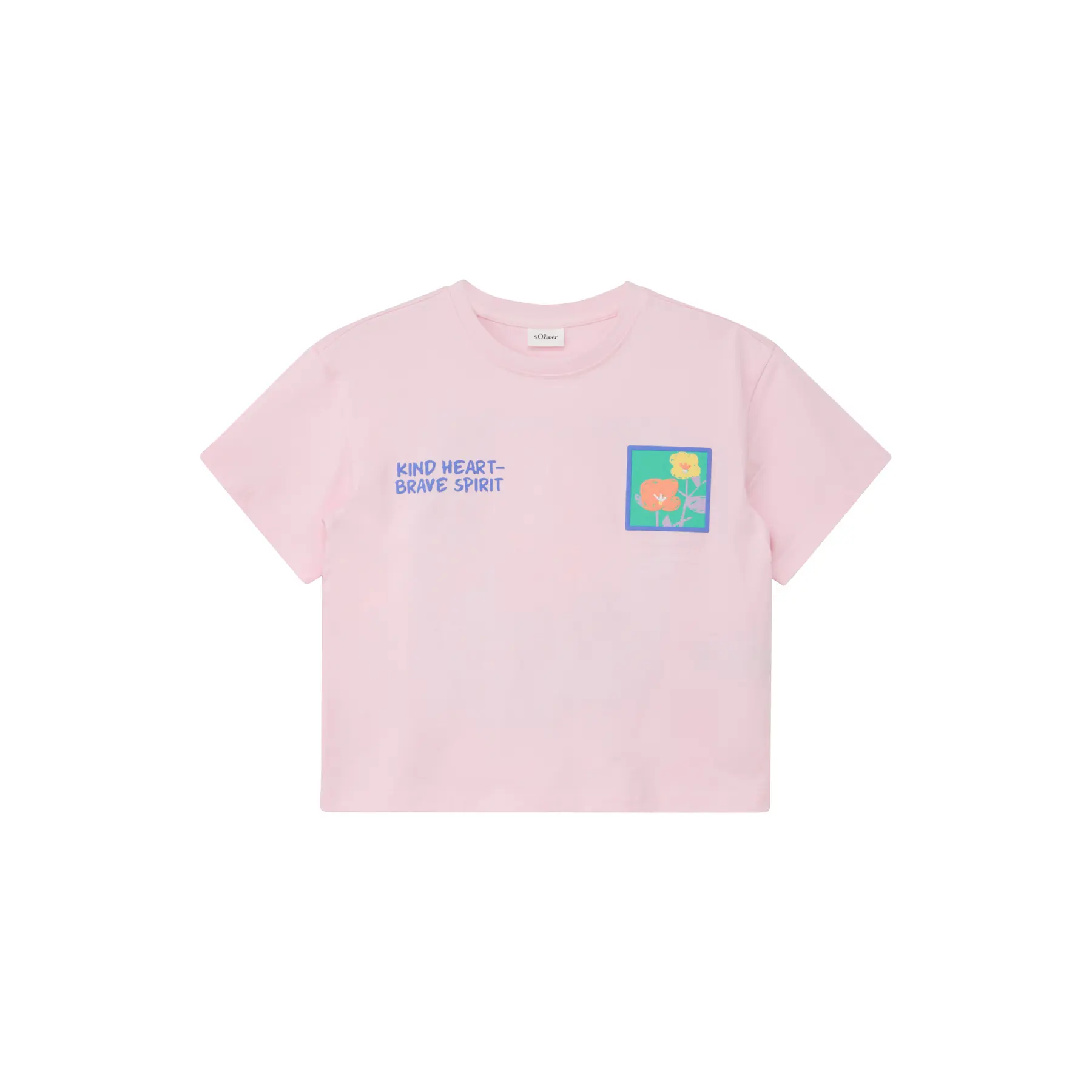 T-shirt Oversize con stampa Foam davanti e dietro ragazza s.Oliver