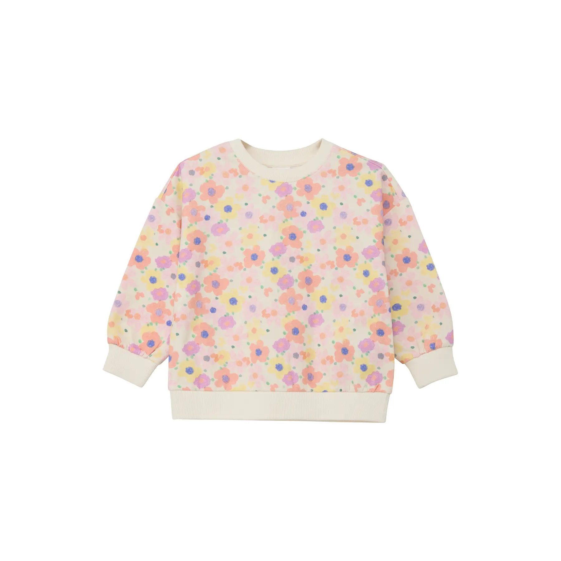 Felpa oversize con stampa all-over ragazza s.Oliver