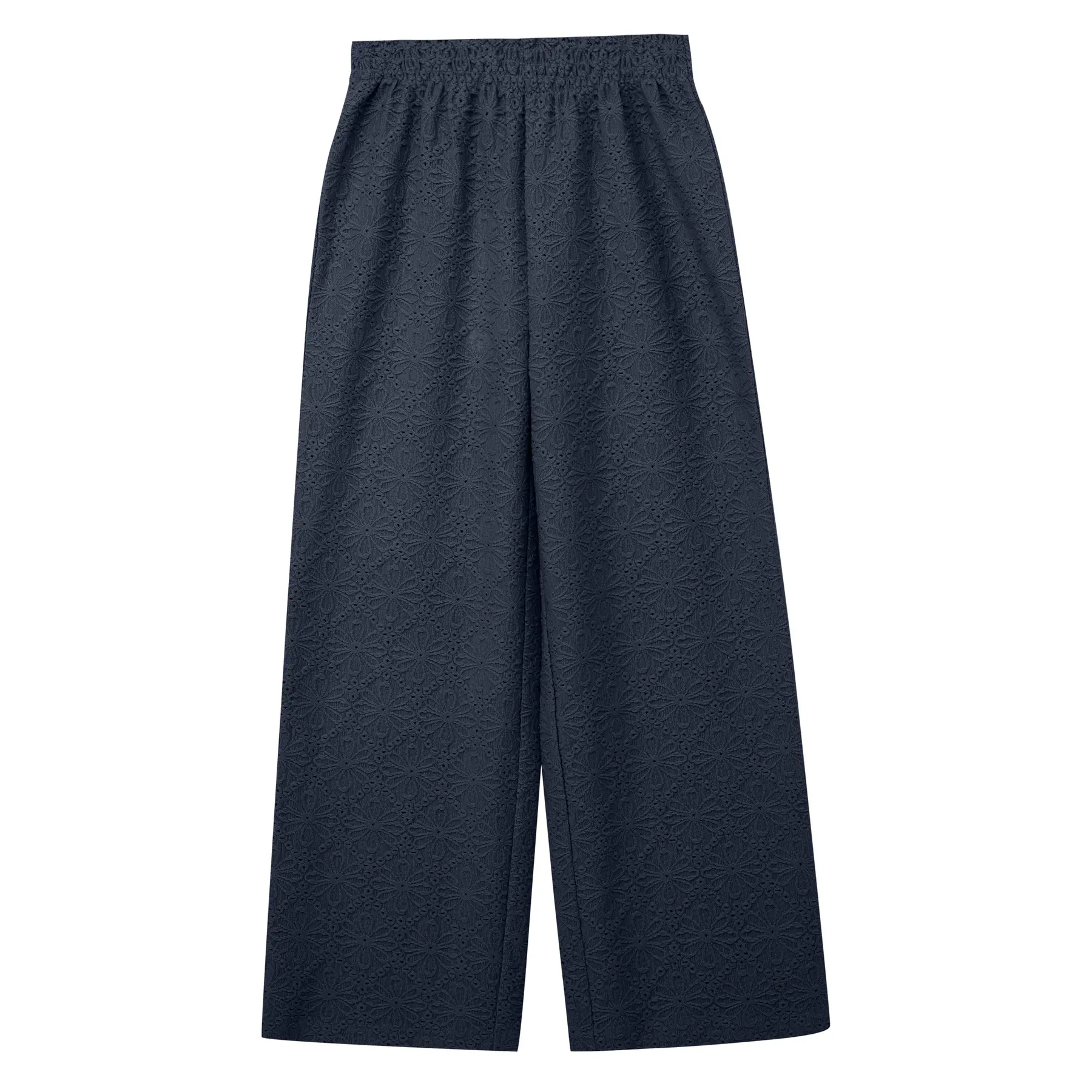 Pantaloni a gamba larga con motivo strutturato per ragazza s.Oliver