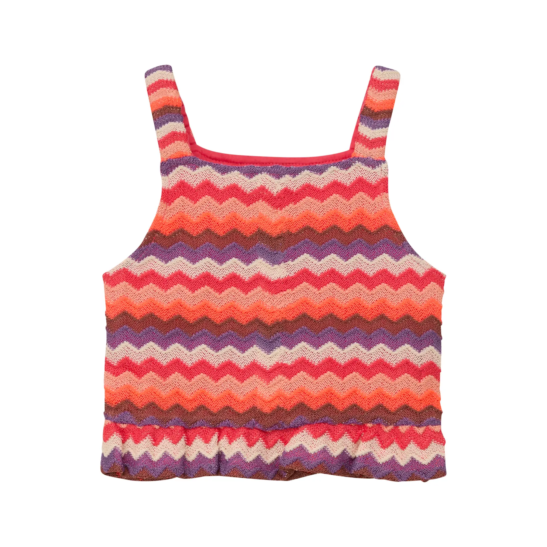 T-shirt Loose Fit à larges bretelles avec motif en maille fille s.Oliver