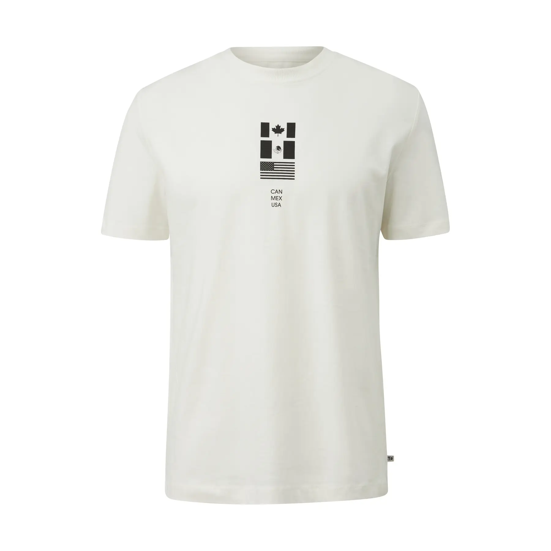 T-Shirt aus weichem Baumwolljersey mit Druck vorne und hinten s.Oliver